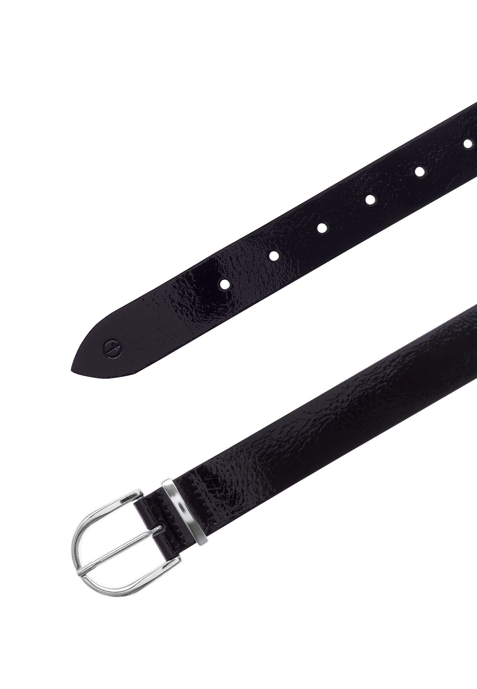 Tamaris Ledergürtel 1 Stk. 3 cm breit, mit Crasheffekt, klassische Dornschnalle