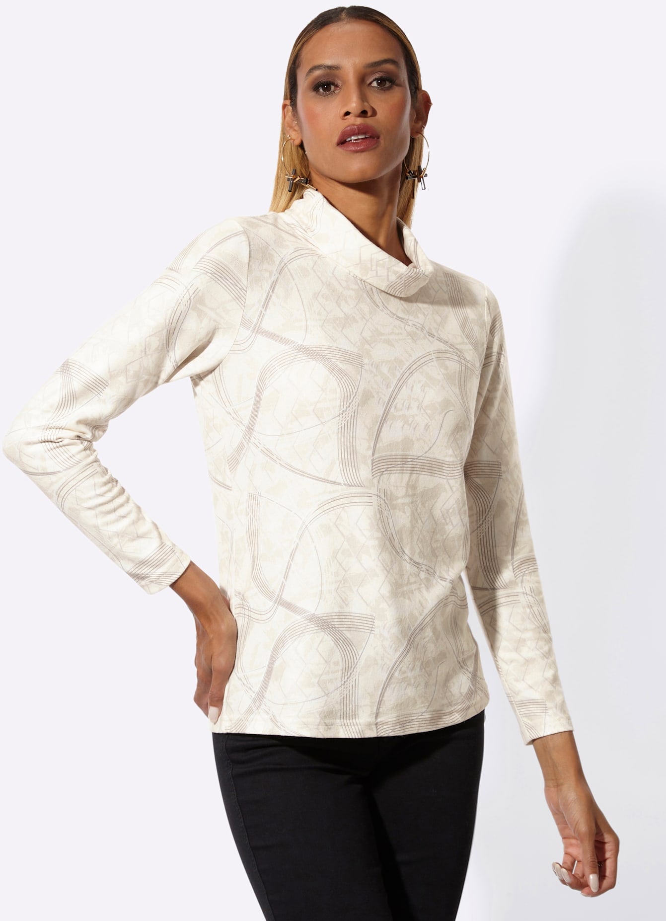 creation L T-shirt à col roulé »Shirt« 1
