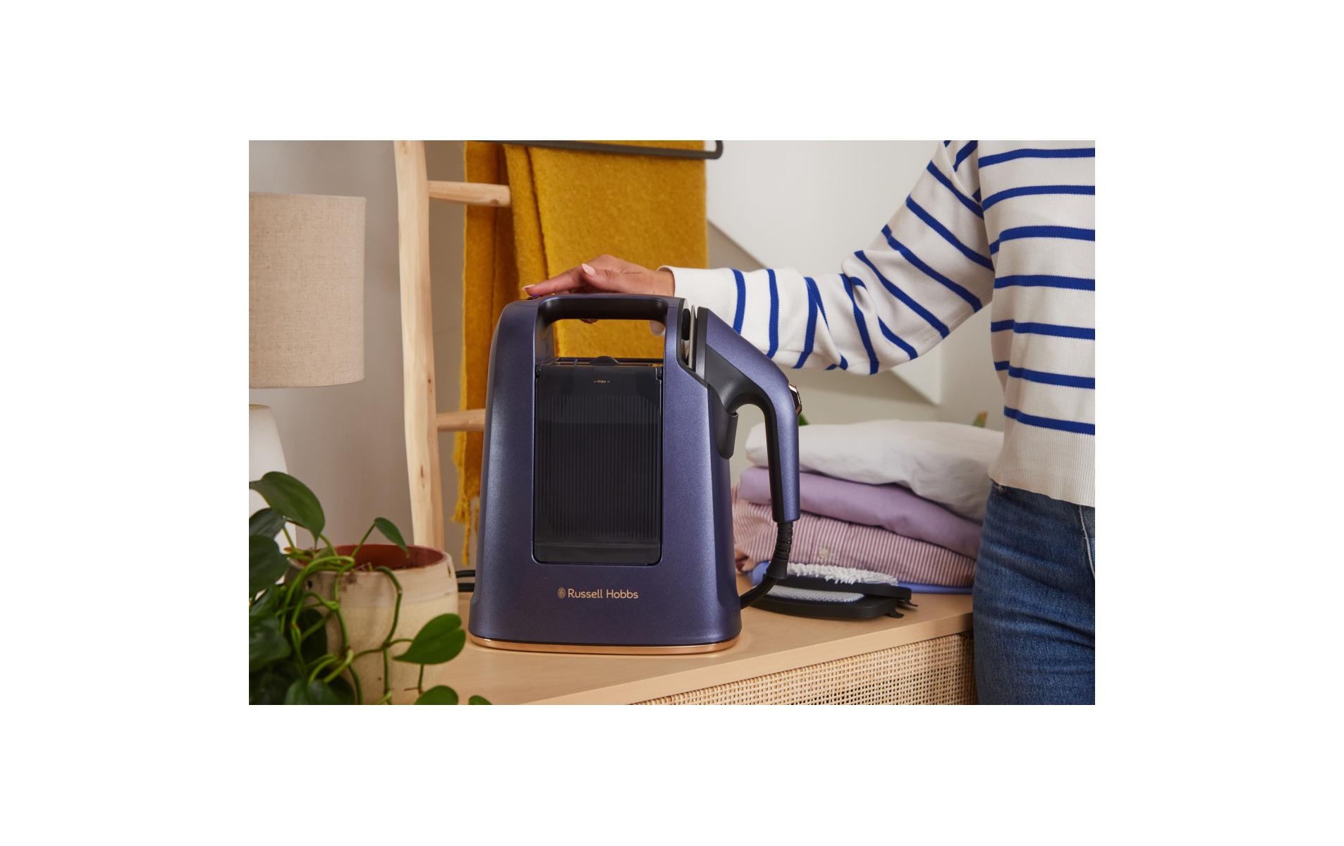 RUSSELL HOBBS Brosse vapeur »27600-56« 1700 W fer à vapeur, semelle en céramique, design 2-en-1, 1 700 watts