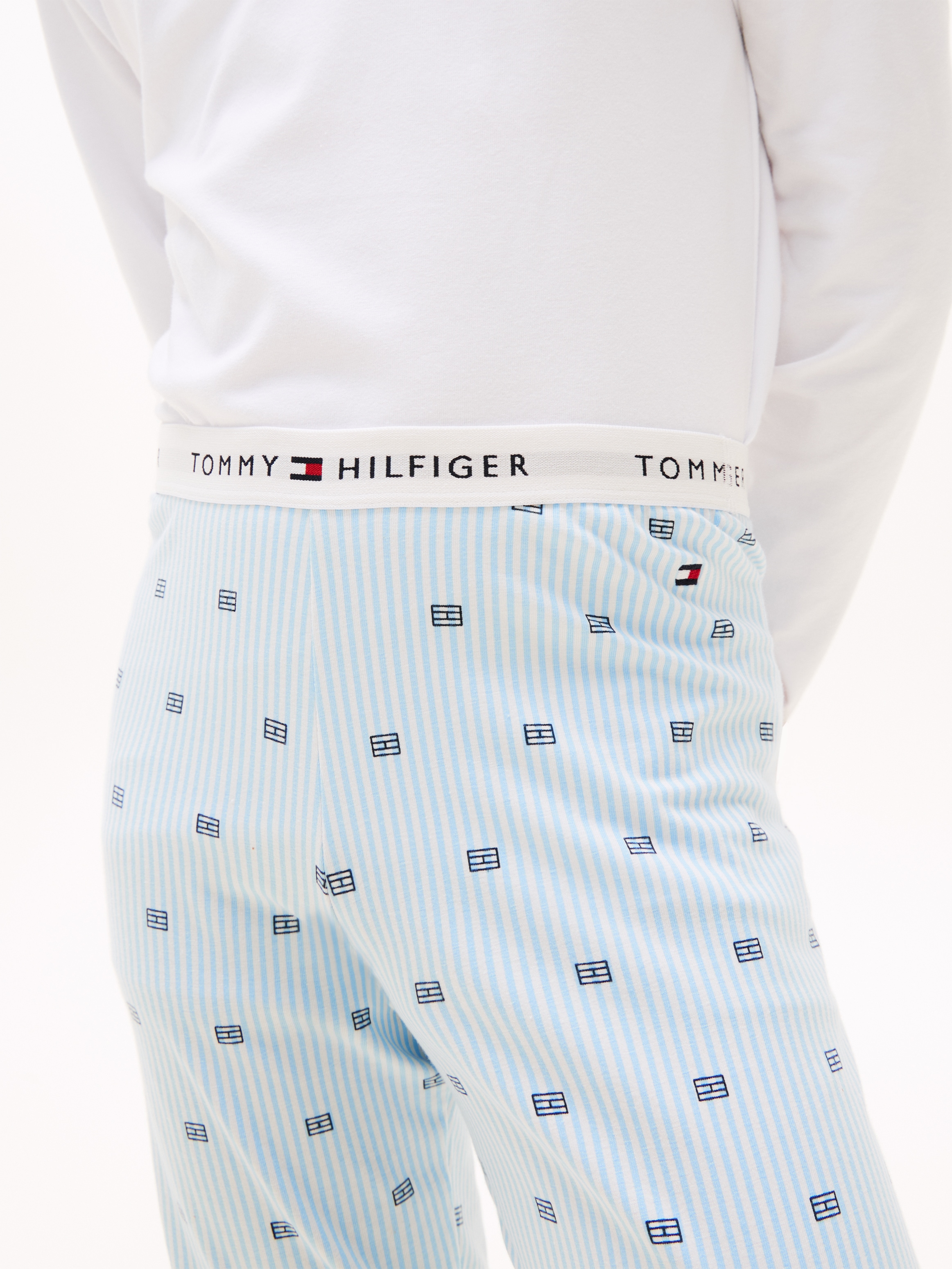 Tommy Hilfiger Underwear Pyjama »LS CUFFED PJ SET« 2 pièces Regular fit für Kinder mit elastischem Bund