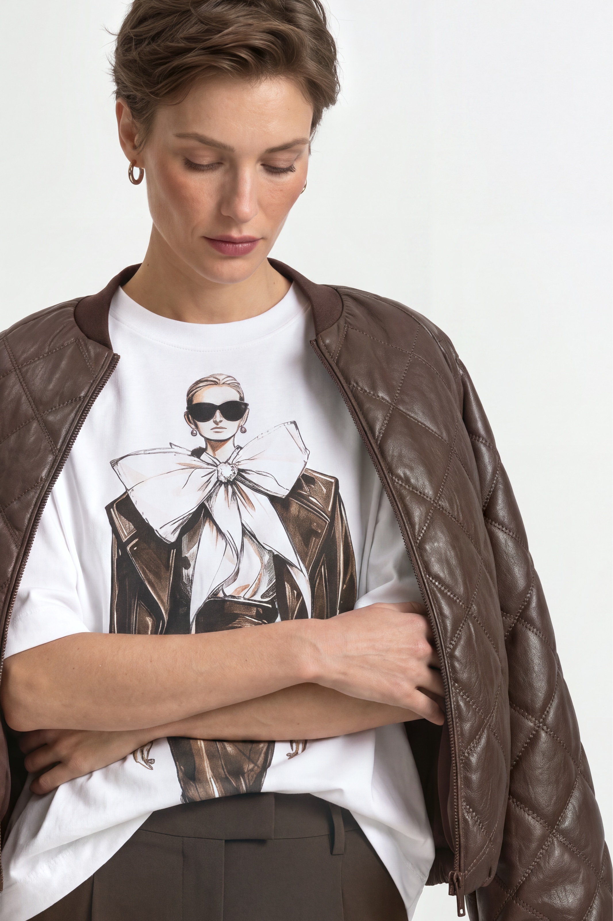 RICHROYAL T-Shirt Regular fit mit Rundhalsausschnitt