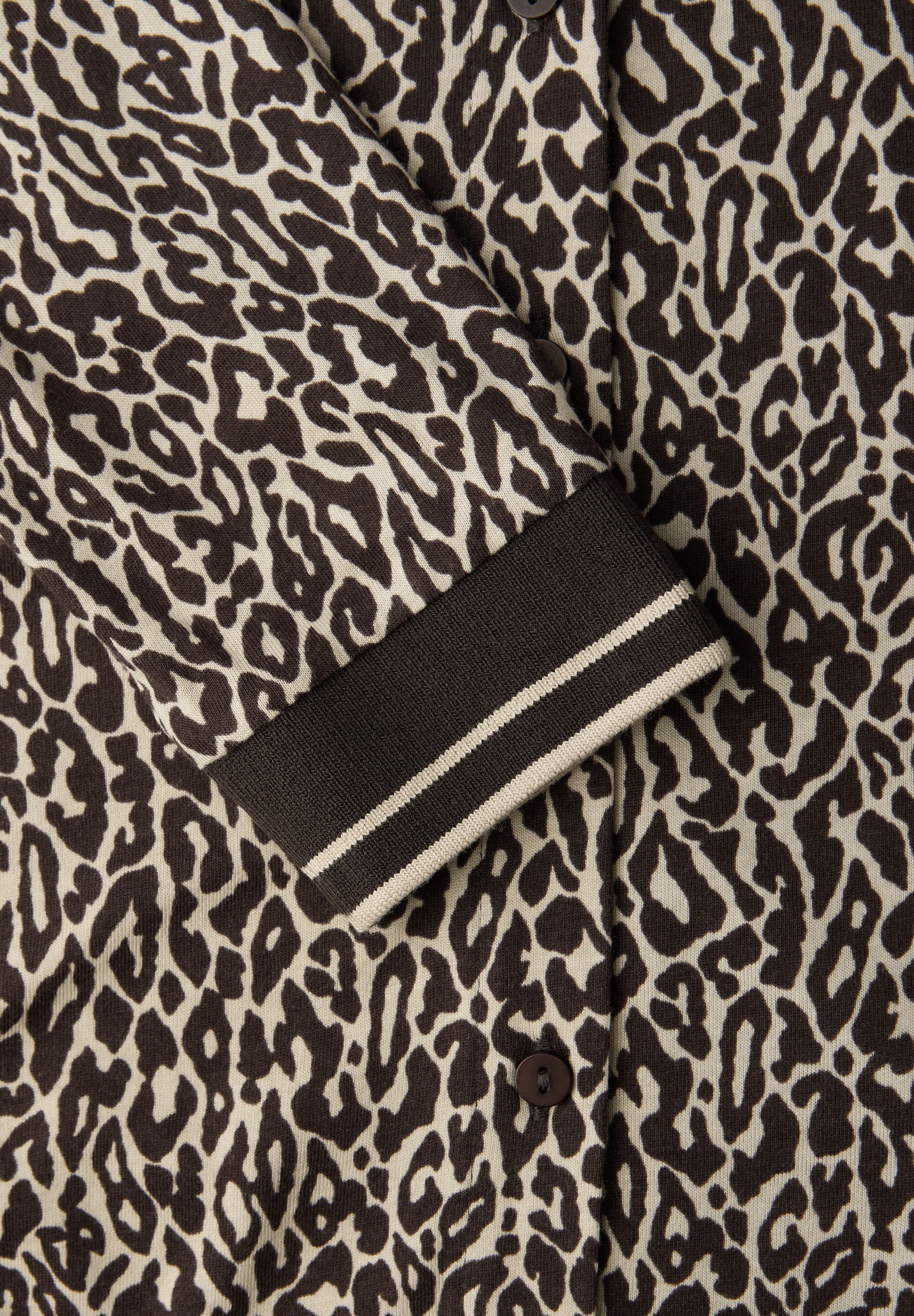 STREET ONE Langarmshirt mit Leo-Print