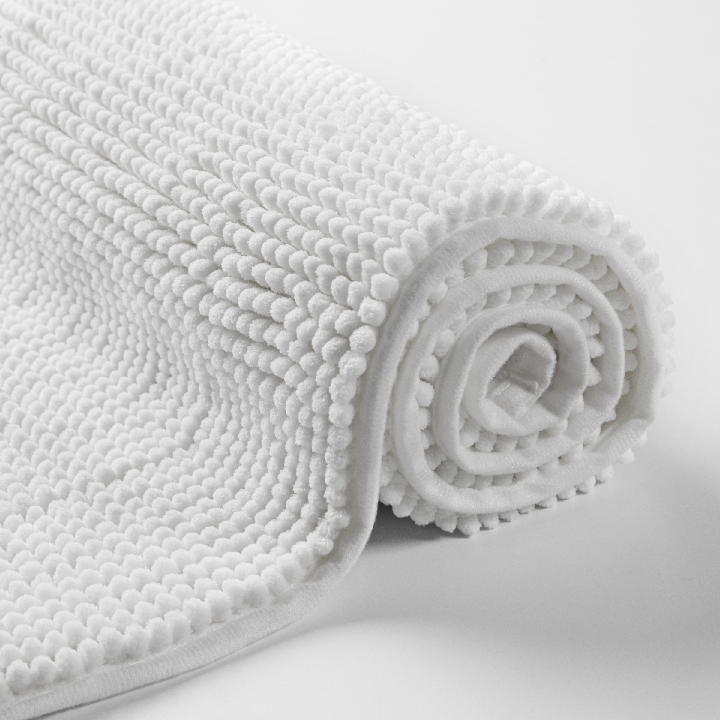 GOODproduct Badematte »Kaelan , weicher Chenille« Höhe 14 mm rutschhemmend beschichtet fussbodenheizungsgeeignet Badvorleger, Badteppich weiches Chenille, pastellfarben, Badezimmer