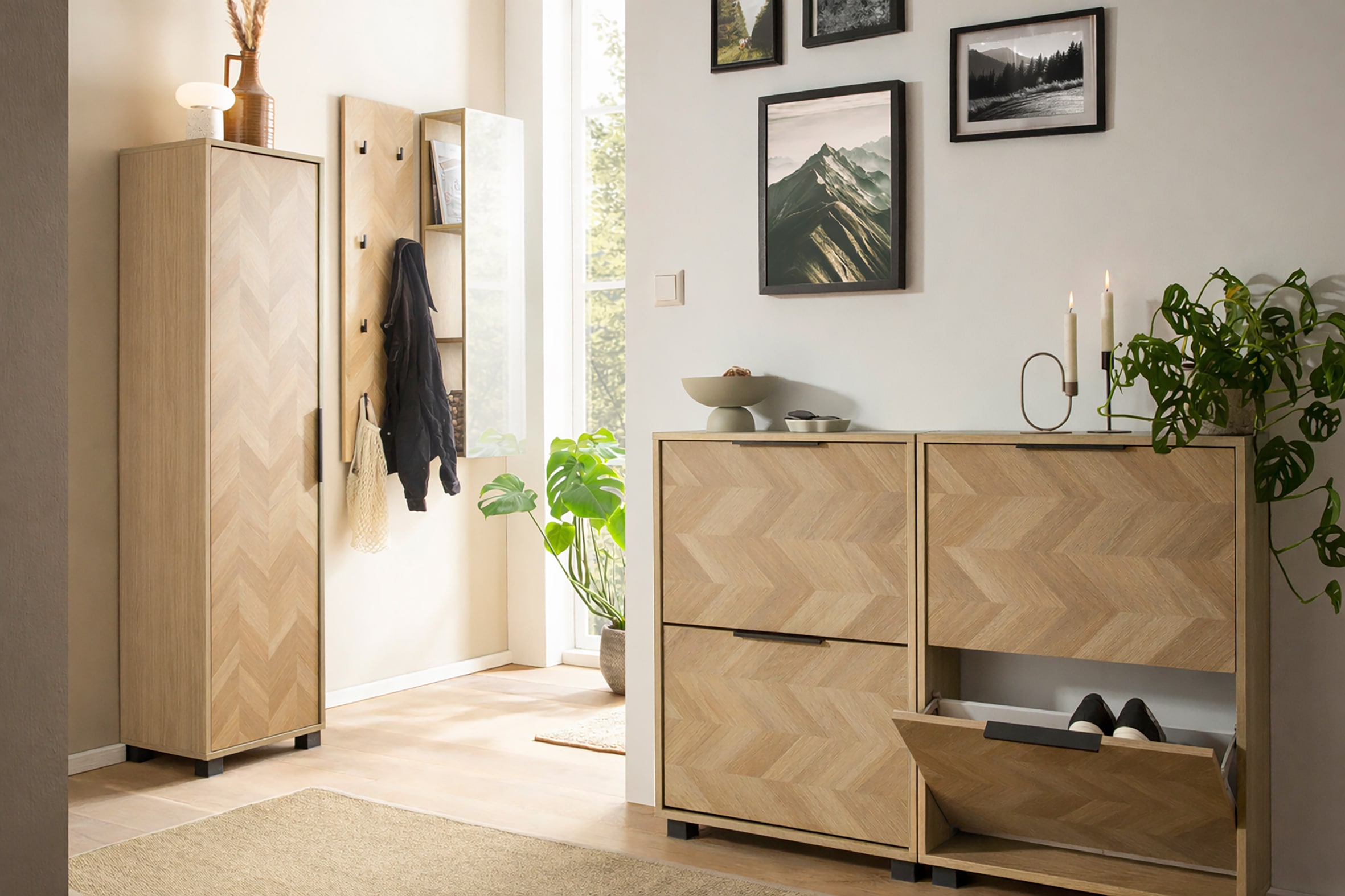 Schildmeyer Armoire à chaussures »Piazza, Breite 59,8 cm« 1 cuis tlg. Made in Germany