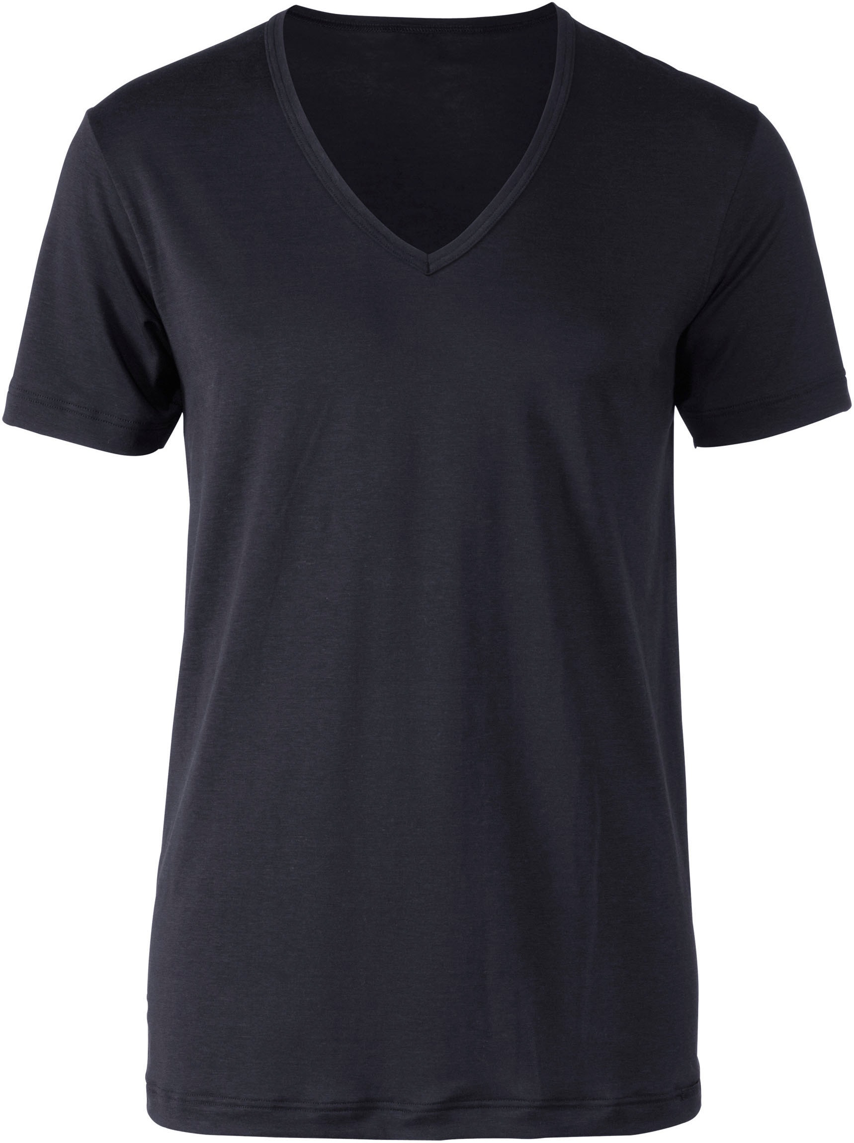 CALIDA Kurzarmshirt »Focus« V-Ausschnitt, Single Jersey, flache Nähte, elastisch, weich