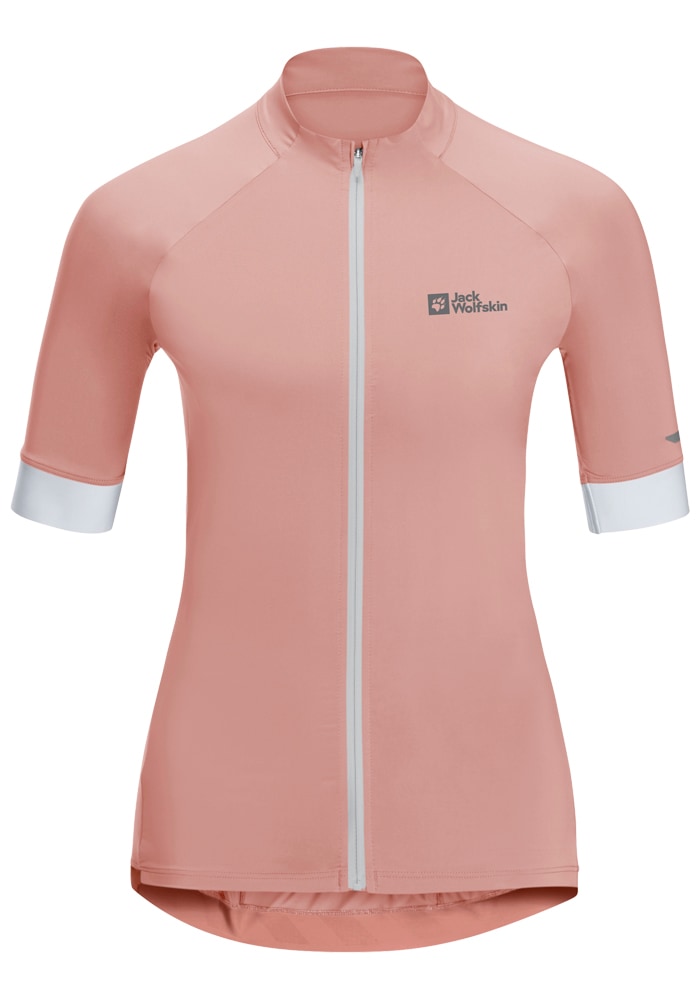 Jack Wolfskin Veste de vélo »GRAVEX FZ S/S W« pour adultes, matière élastique, en polyester et élasthanne