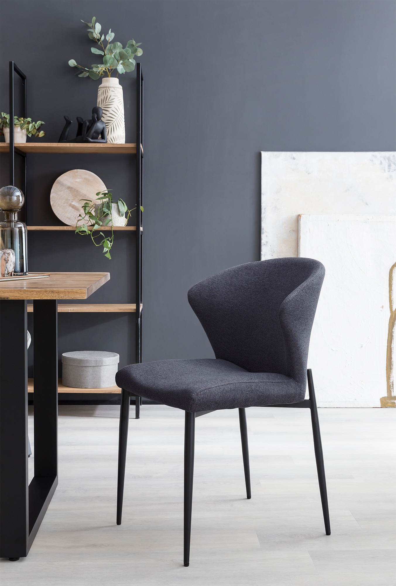 SalesFever Chaise de salle à manger »Dallas 2er-Set« (Set) 2 cuismit Metallgestell,  B 63, H 87, T 56 cm