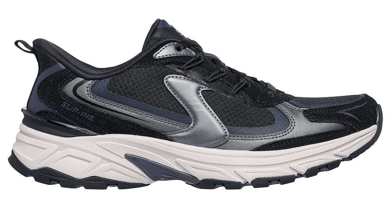 Skechers Baskets slip-on »STAMINA SPORT«  sneaker rétro, chaussure à lacets avec éléments métalliques