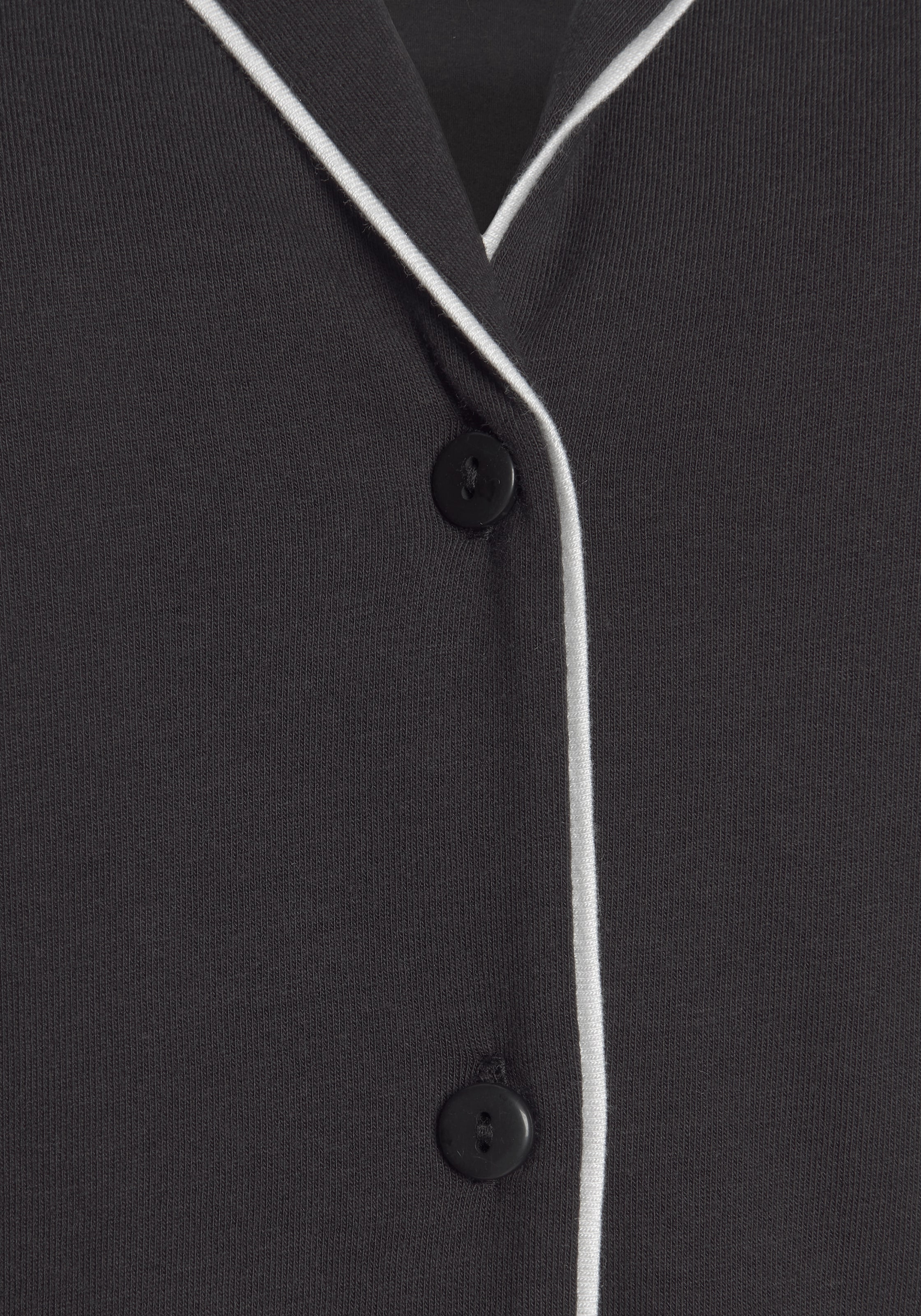 Vivance Dreams Pyjama 2 tlg. mit Kontrastpaspel-Details