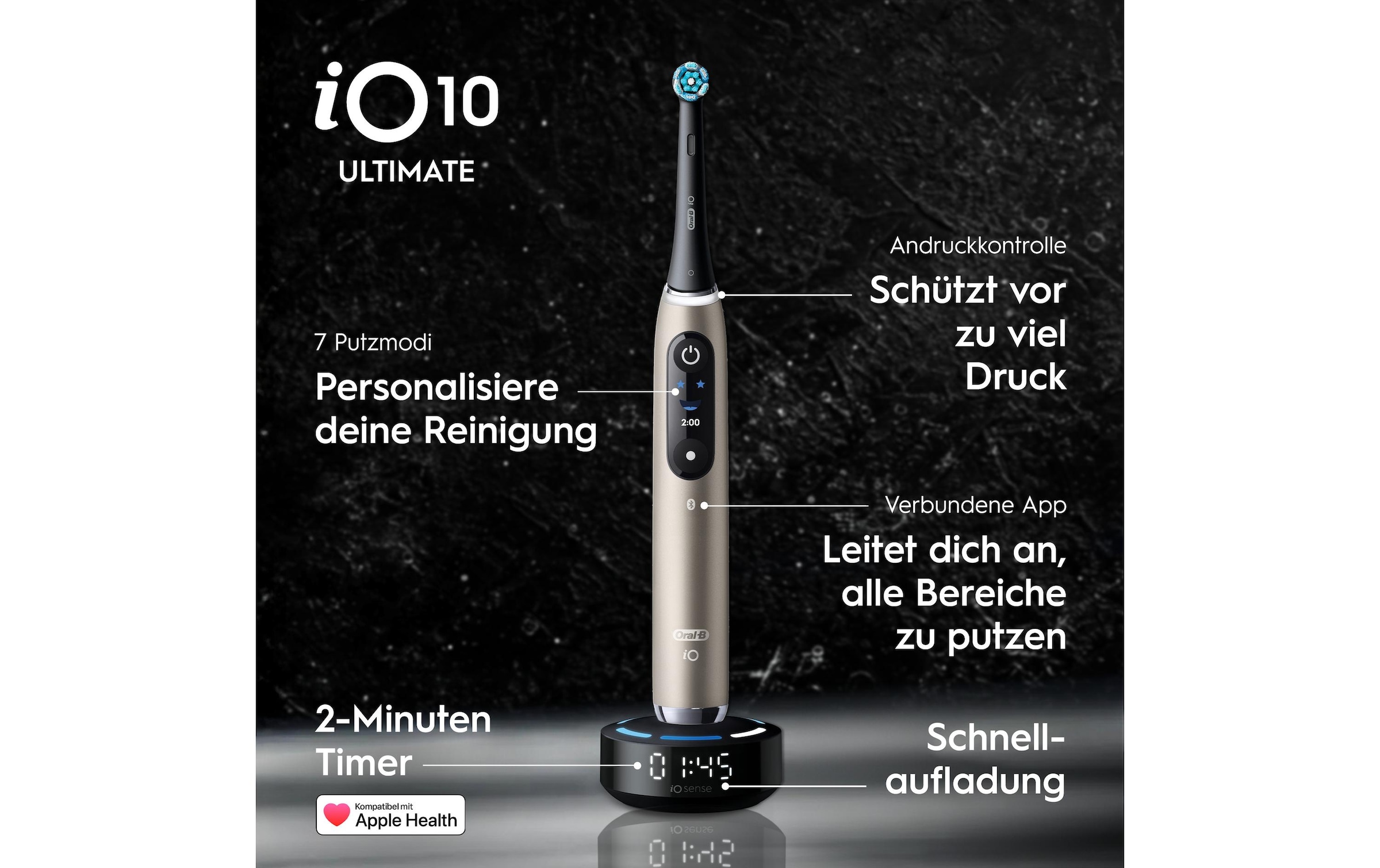 Oral-B Brosse à dents électrique »iO Series 10 Lunar«