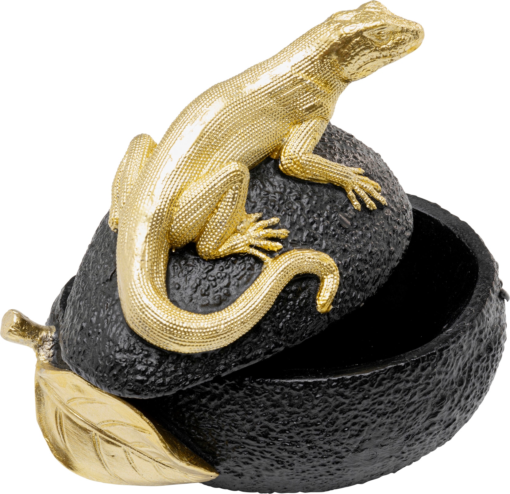 Kare Design Dose »Dekodose Avocado Lizard 15cm« ideal für Schmuck, Schlüssel, Kleingeld, Haargummis u.a. Kleinteile