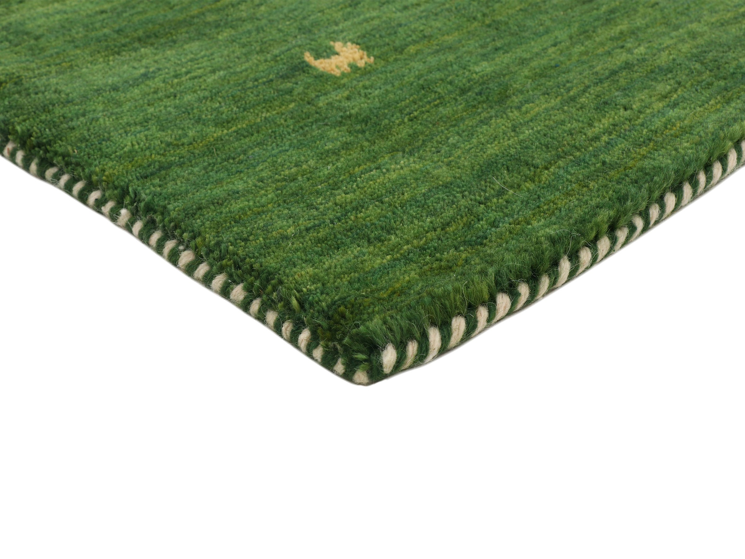 carpetfine Wollteppich »Gabbeh Uni,  auch als Läufer und Rund erhältlich« rechteckig 15 mm Höhe reine Wolle, handgewebt, Gabbeh Loom Tiermotiv, grosse Farbauswahl