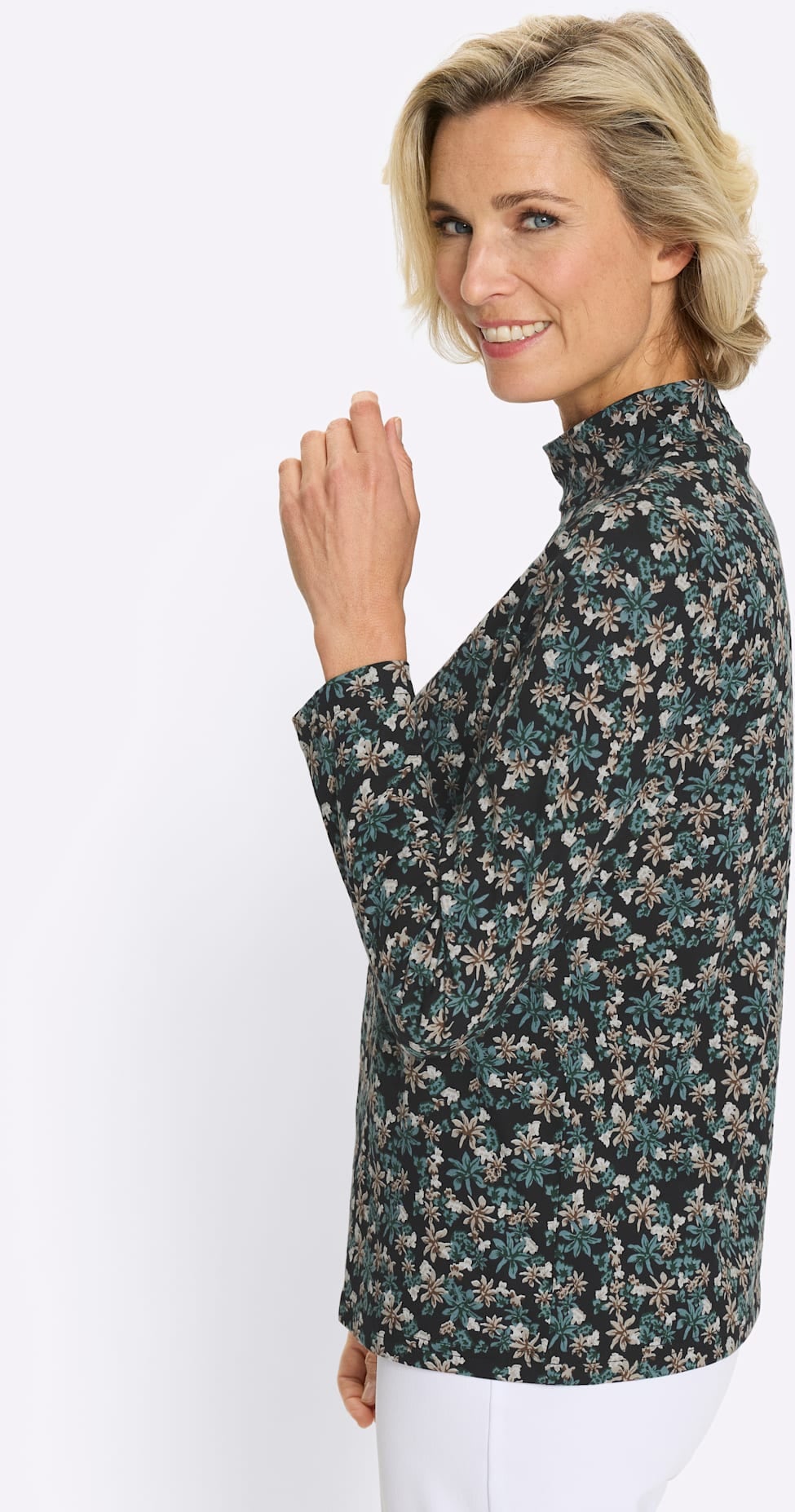 Classic Basics T-shirt à col montant »Stehkragen-Shirt« 1