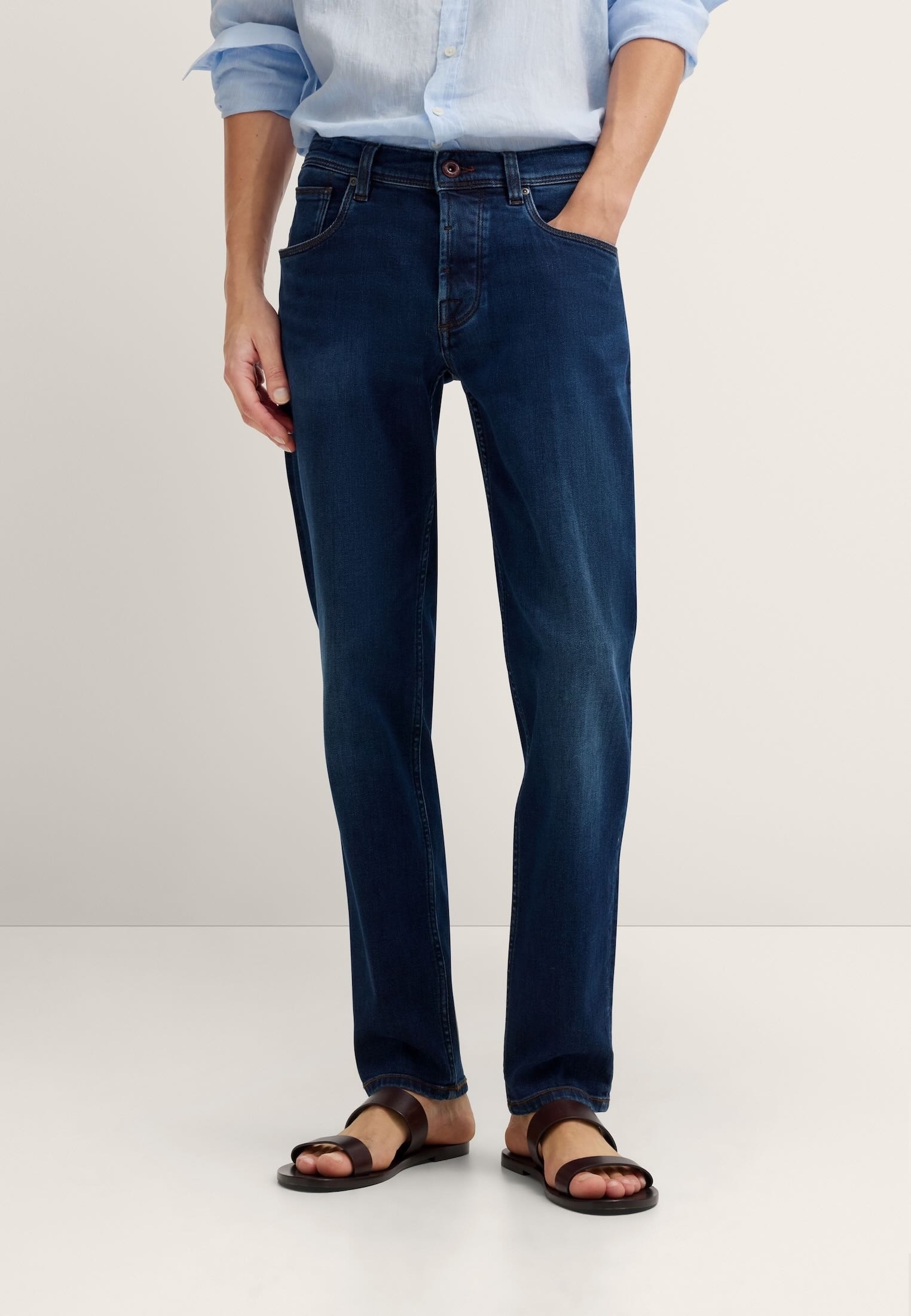 bugatti 5-Pocket-Jeans »Slim Fit« italian premium denim fabric