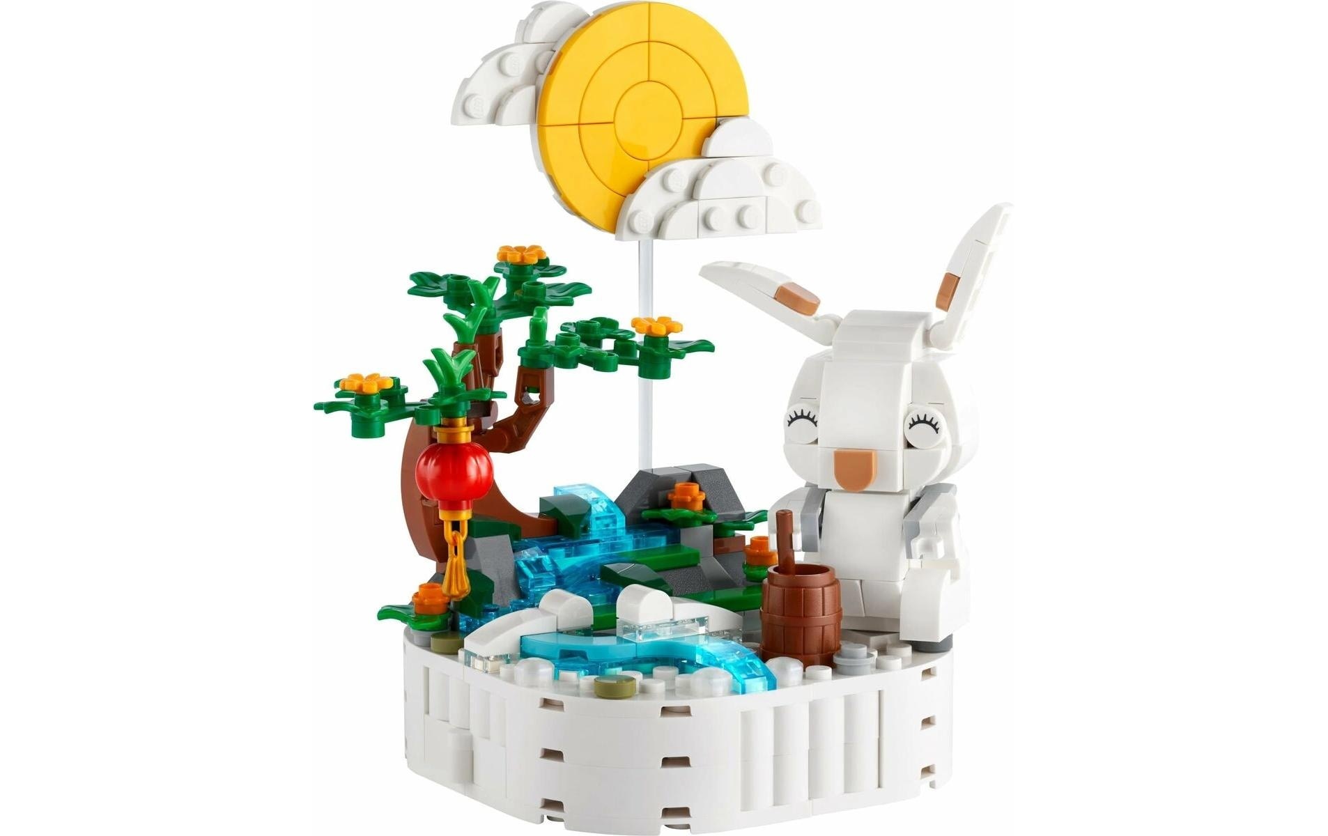LEGO® Konstruktionsspielsteine »Jadehase 40643« Detailliertes Jadehase Modell zum Mondfest