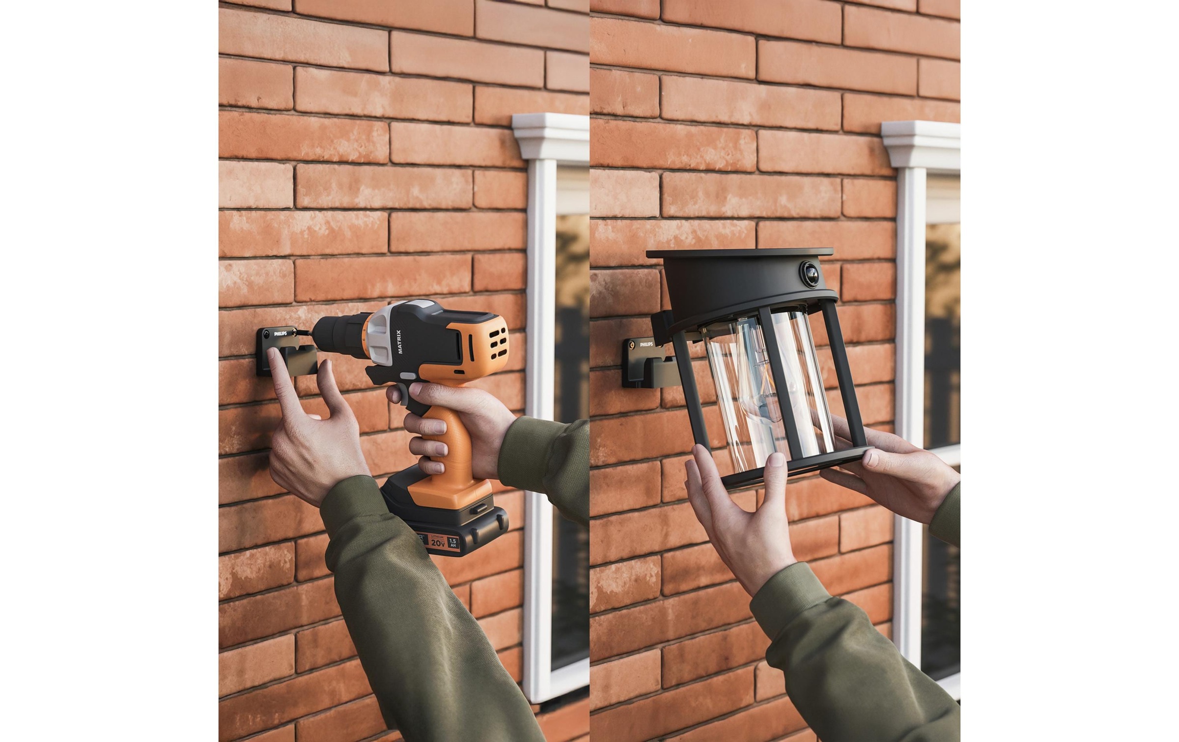 Philips LED Solarleuchte Warmweiss