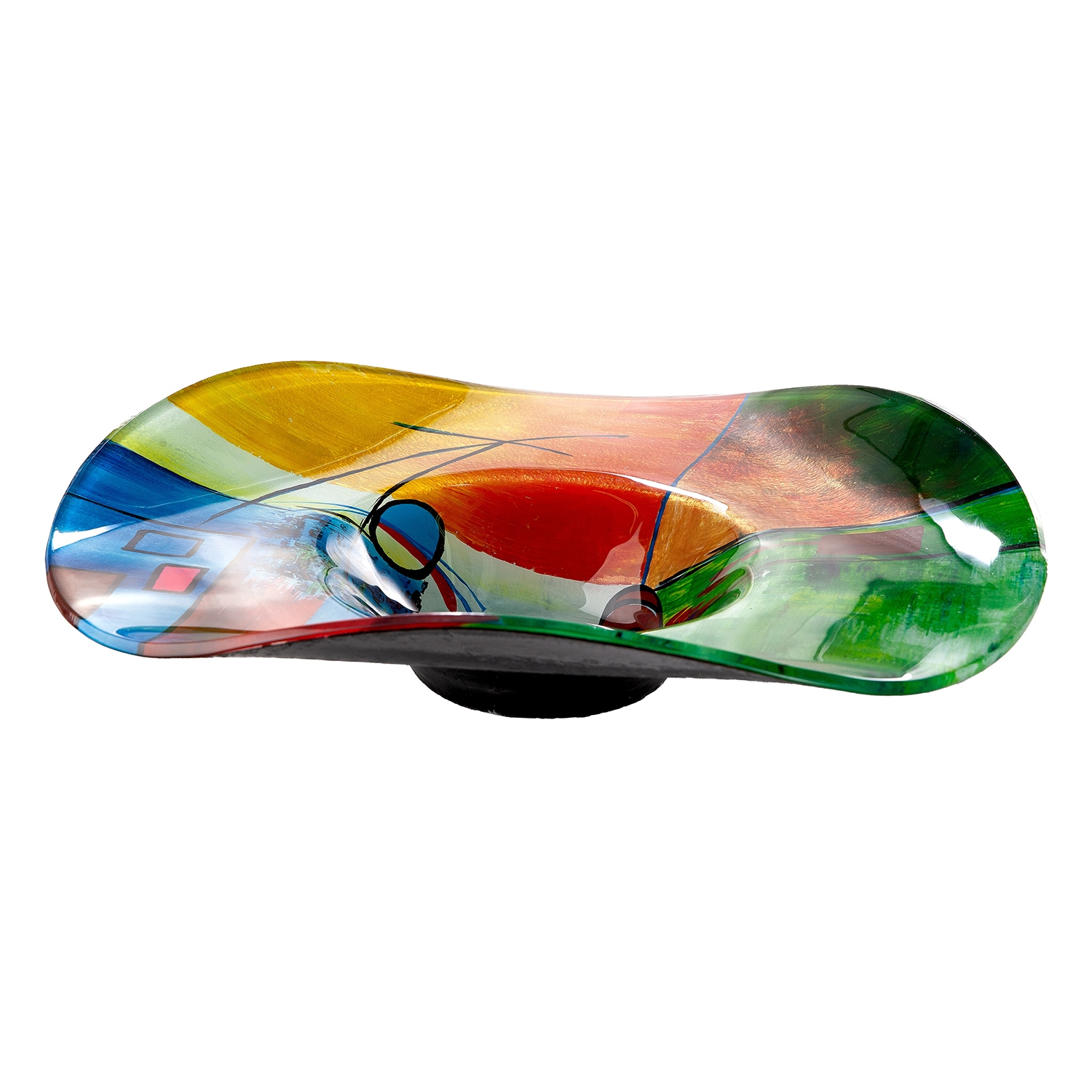 GILDE Dekoschale »Milano« handbemalt; Nur zu dekorativen Zwecken,  Höhe 12,5 cm