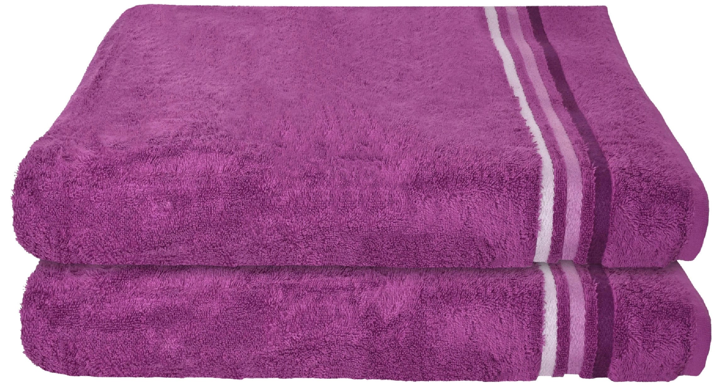 Schiesser Duschtücher »Skyline Color aus 100 % Baumwolle mit eleganter Streifenbordüre« MADE IN GREEN by OEKO-TEX®