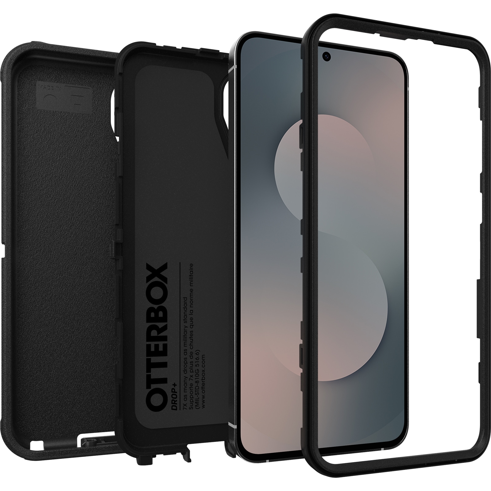 Otterbox Handyhülle »Defender Series Pro Case für Samsung Galaxy S25 FE« Samsung Galaxy S25 FE Backcover, Schutzhülle, Handyschutzhülle, Case, Schutzcase, stossfest