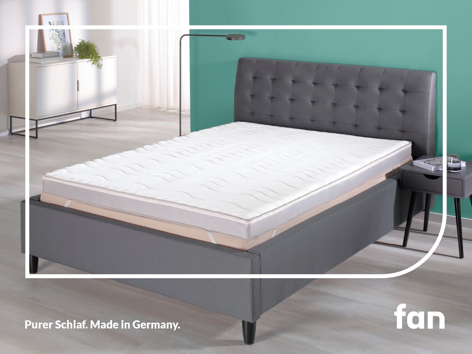 fan Topper »Big Komfort Plus, 7 Zonen Topper 90x200, 180x200 cm & weitere Grössen« Matratze, Boxspringbett, Hausstauballergiker geeignet, ergonomisch