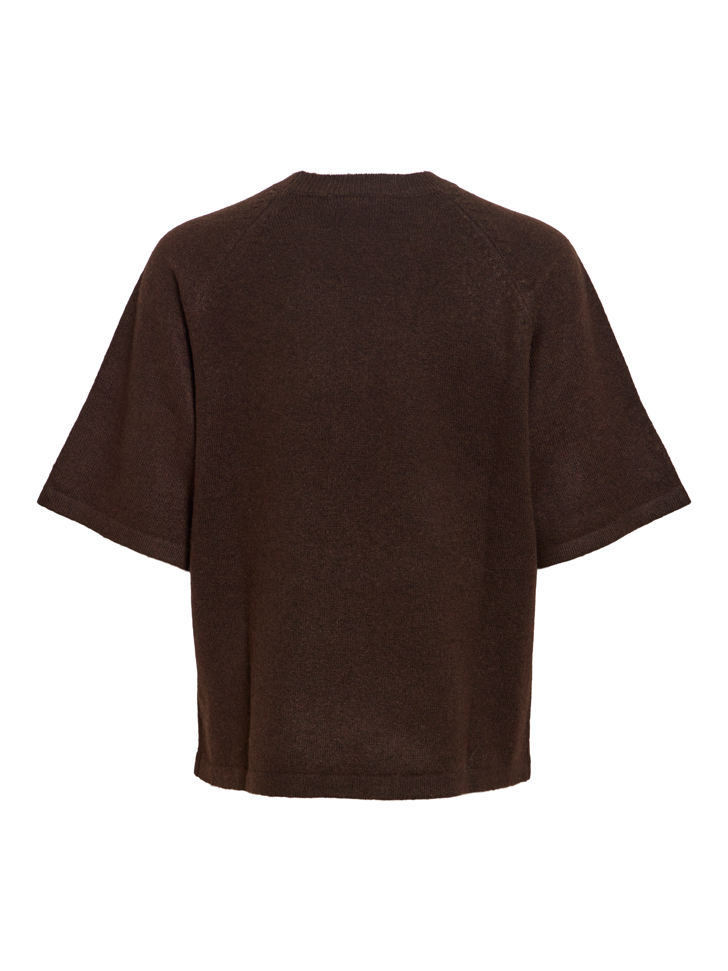 Vila Pull en tricot »VILIGA 2/4 O-NECK KNIT TOP - NOOS« mélange de matières, coupe décontractée