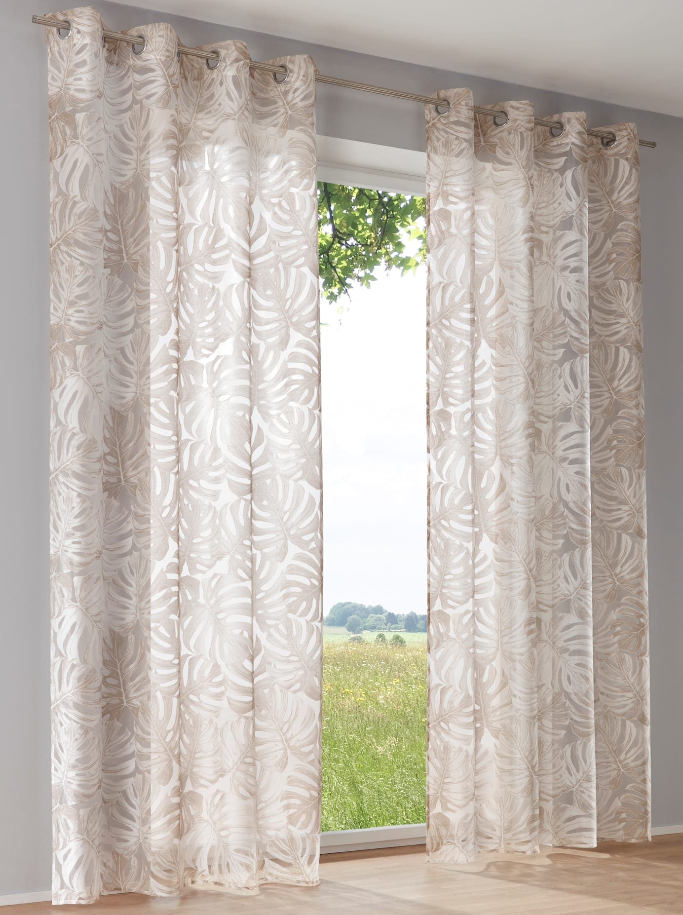 heine home Gardine Ösen 1 Stk. tlg.