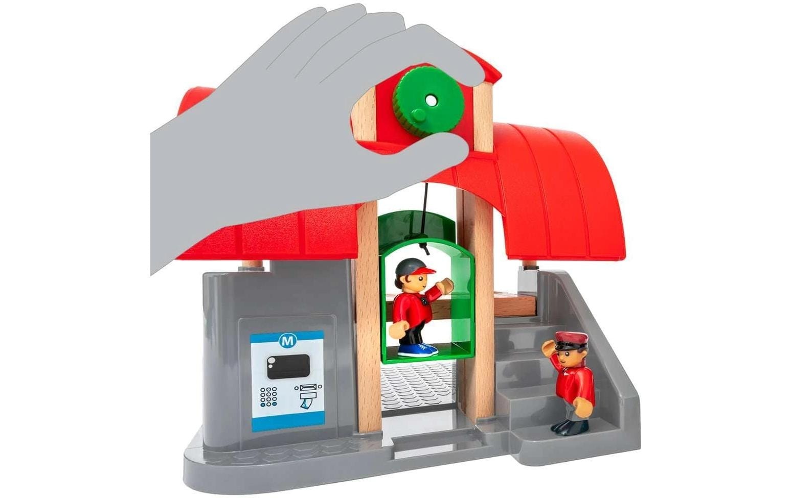 BRIO® Spielzeugeisenbahn-Set »Grosses City Bahnhof Set«
