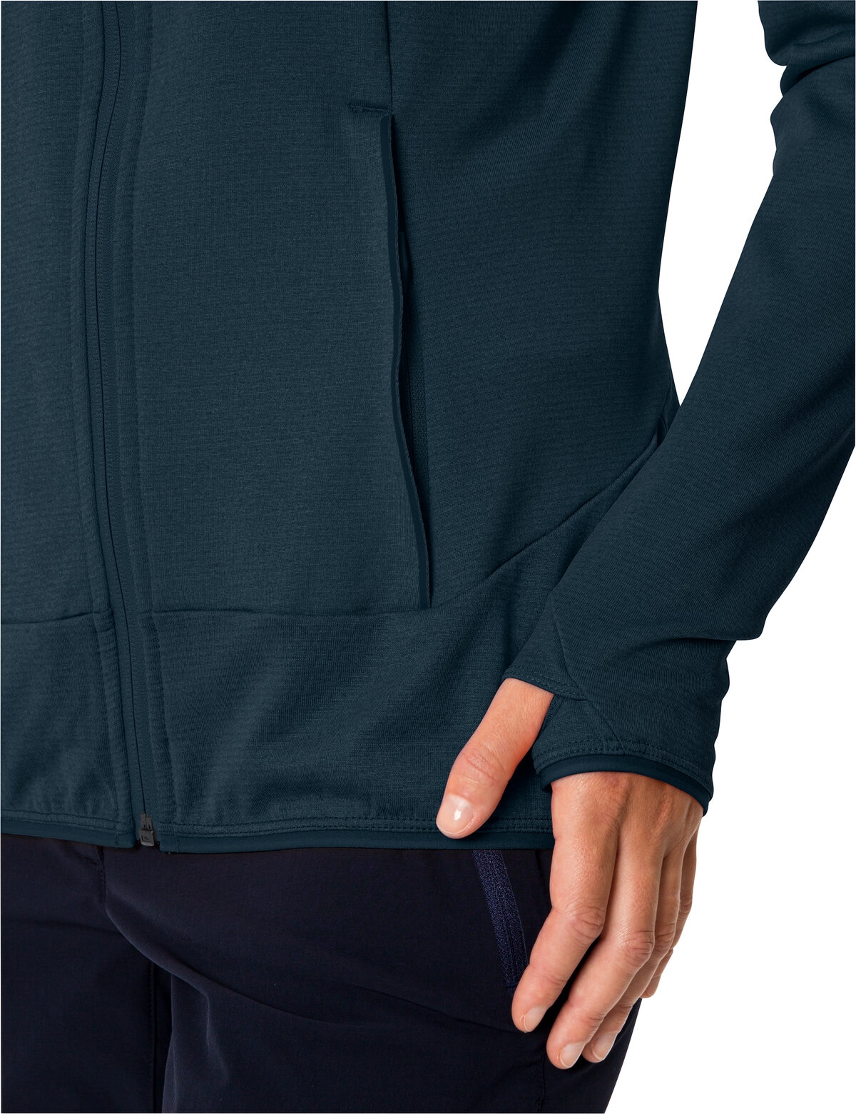 VAUDE Veste polaire »WOMEN'S TEKOA FLEECE JACKET II« mit Kapuze sportlicher Stil, mit Kapuze und hochschliessendem Kragen