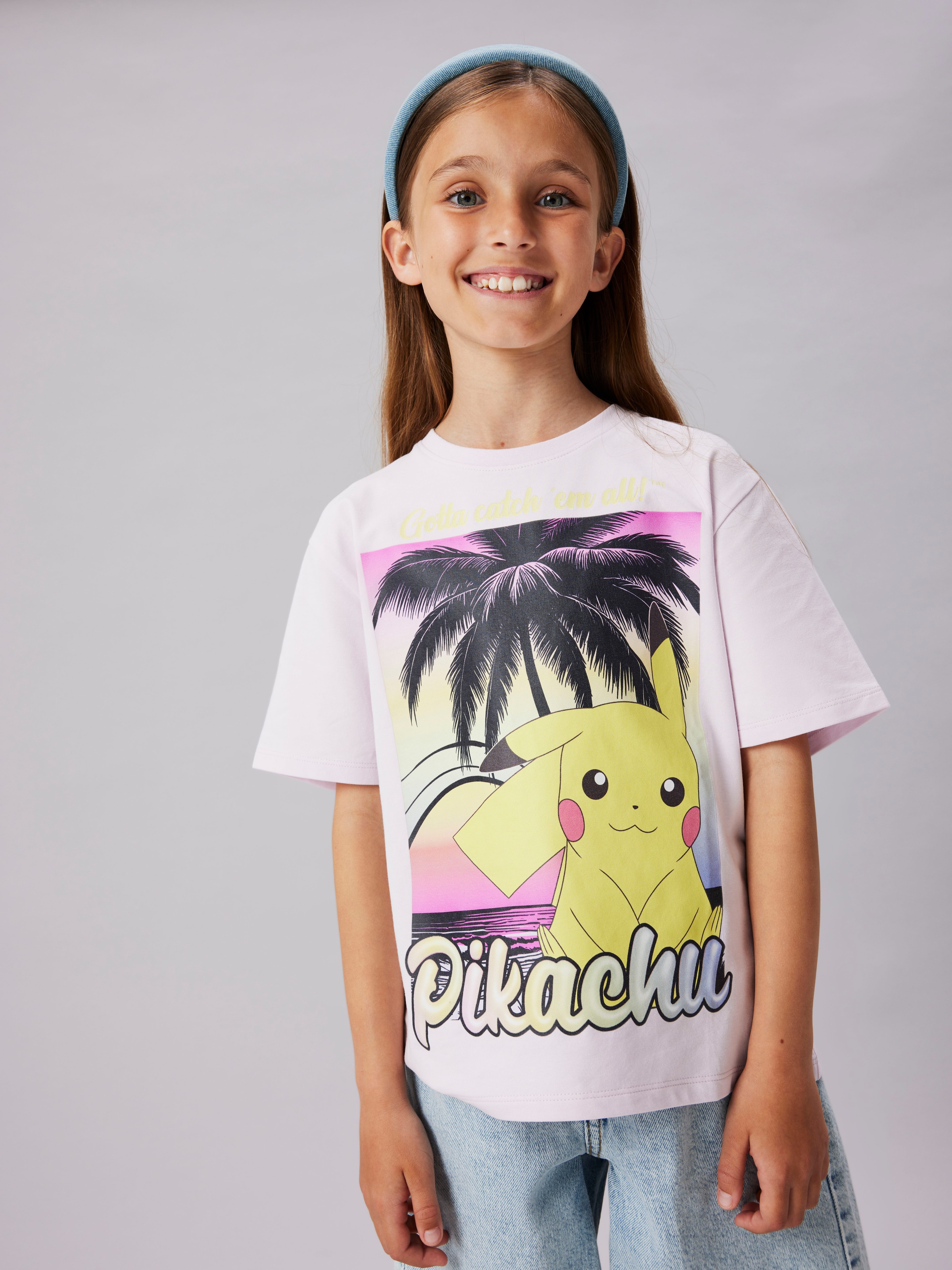 Name It T-Shirt »NKFMUBA POKEMON SS NREG TOP BOX NOOS SKY« Baumwollmischung, Pokémon Print