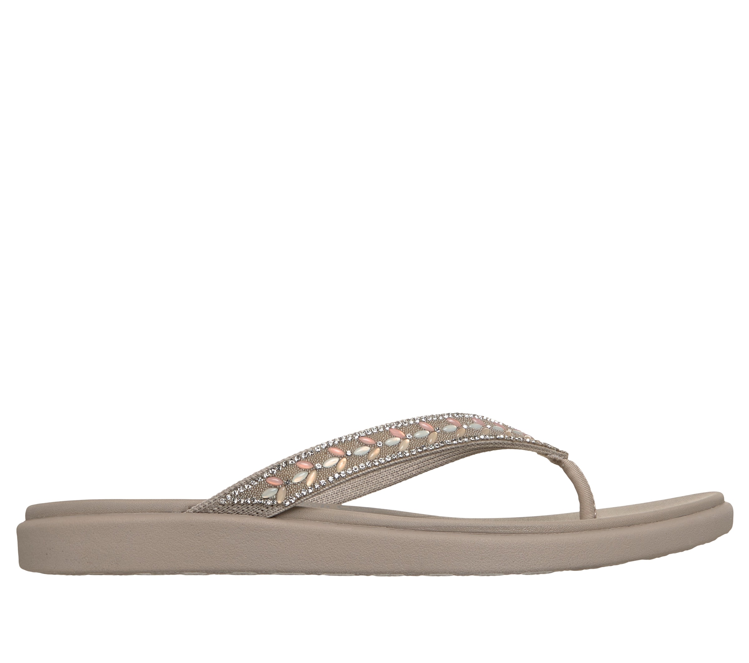 Skechers Séparateur d'orteils »MEDITATION LUXE-«  Chaussure de plage, chaussure d’été, chaussure de bain avec paillettes
