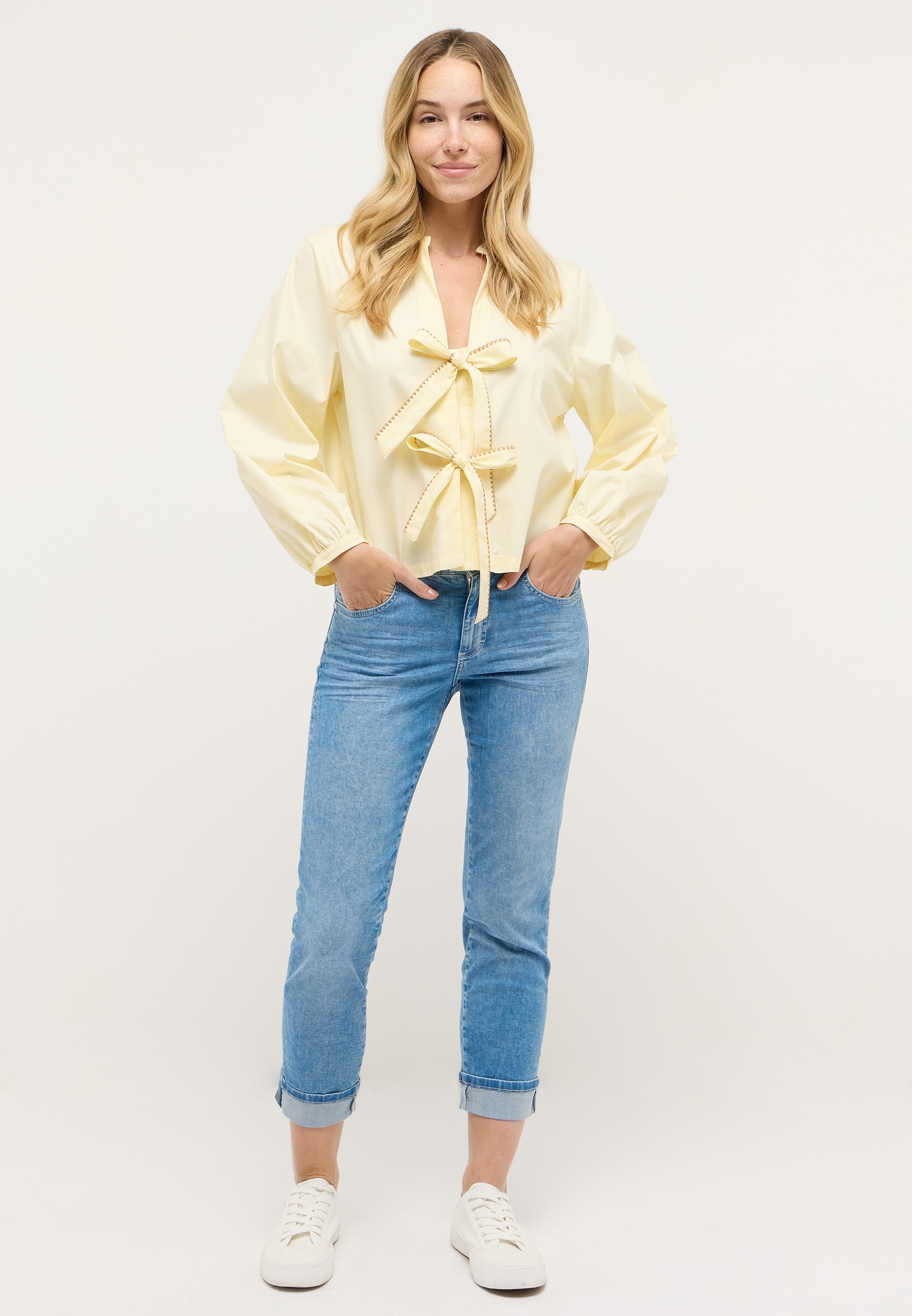 ANGELS 5-Pocket-Jeans »DARLEEN CROP TU RIBBON«