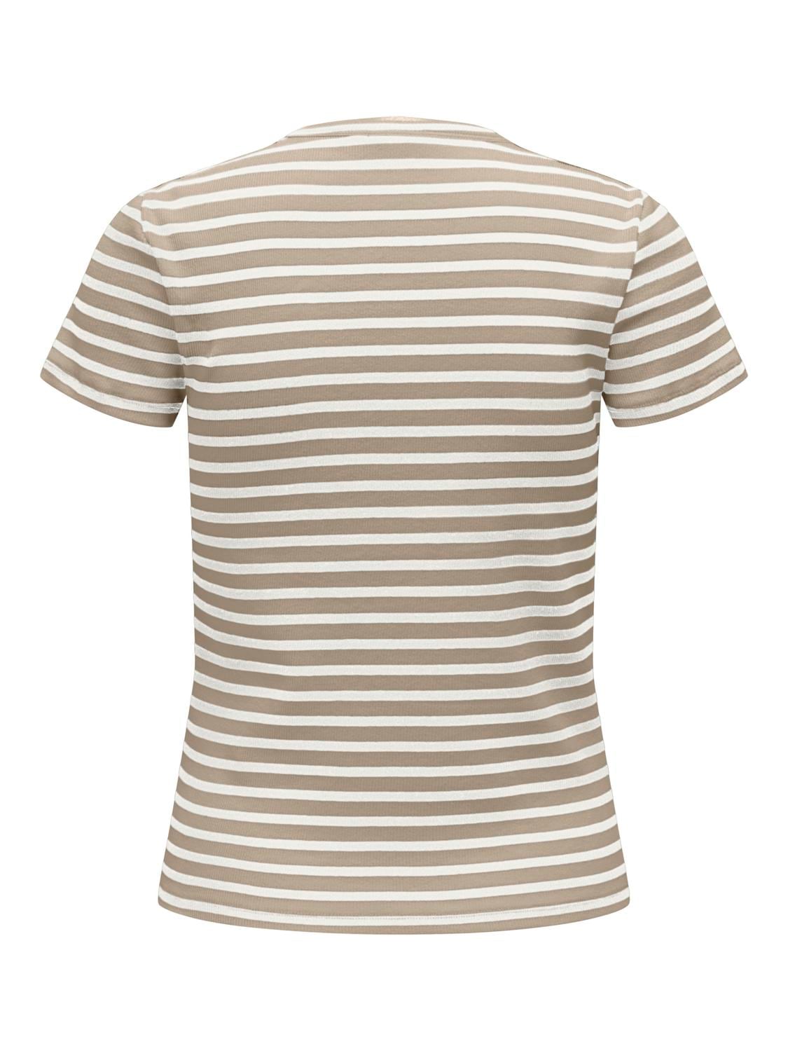 JDY Shirt à col rond »JDYSOLAR S/S O NECK TOP JRS NOOS«