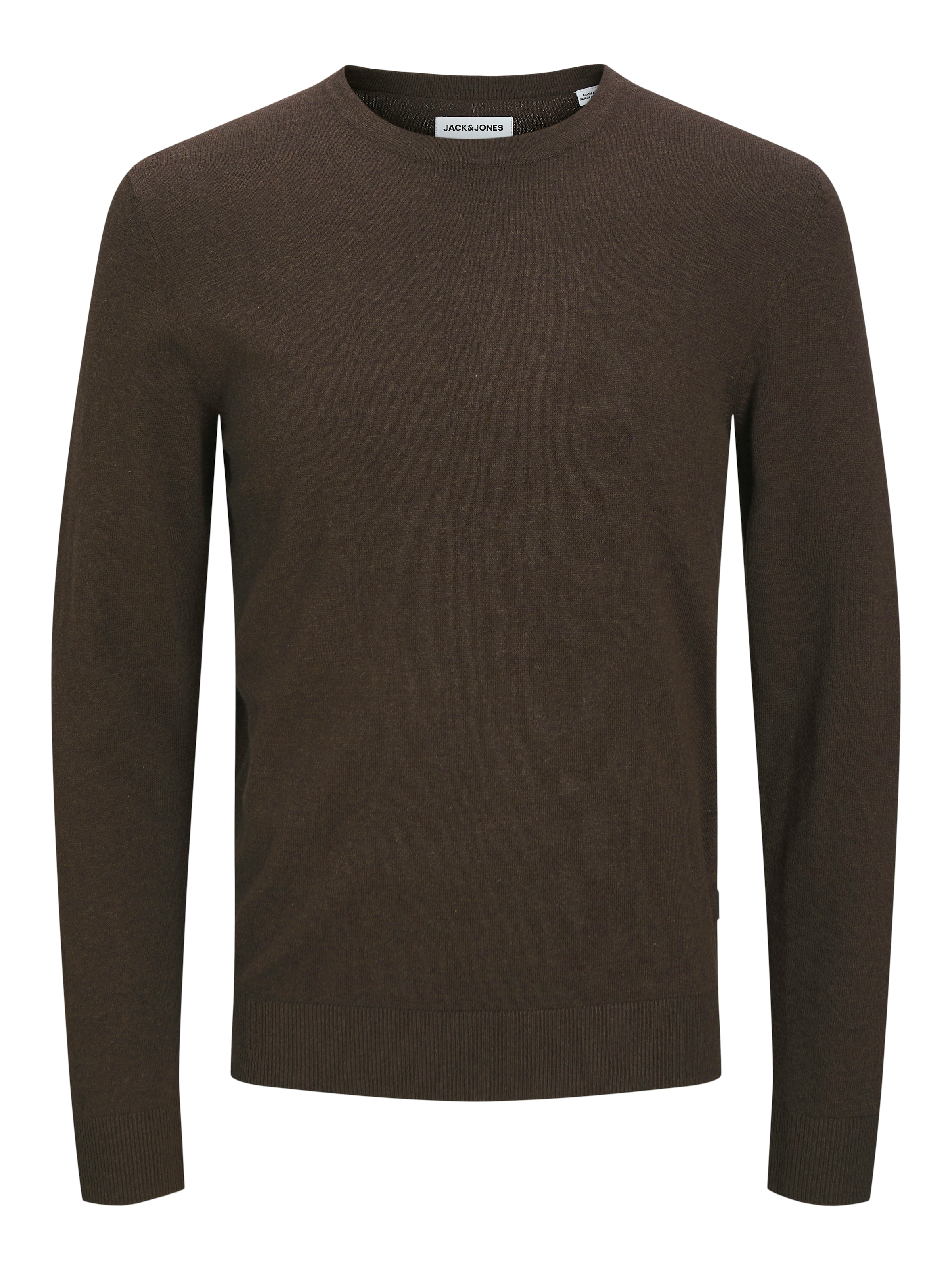 Jack & Jones Rundhalspullover »JJEEMIL KNIT CREW NECK NOOS« Baumwollmischung, regular fit