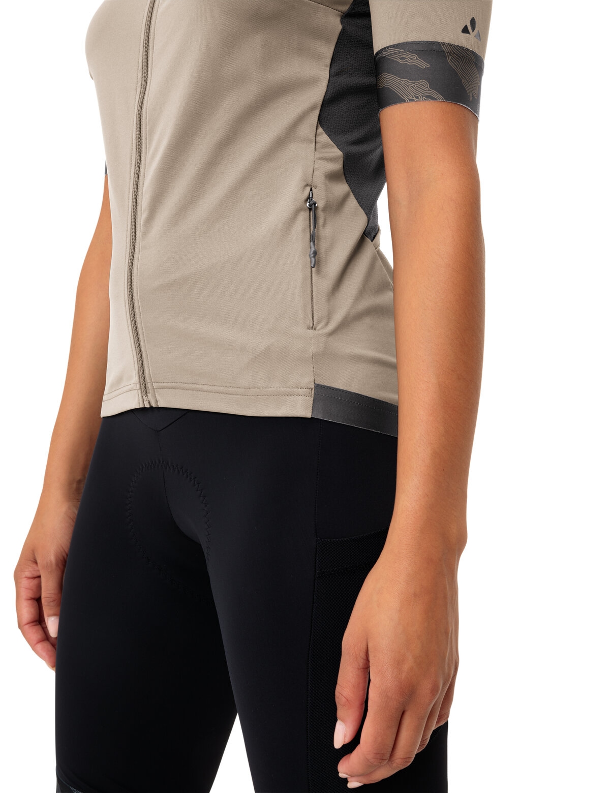 VAUDE Maillot de cyclisme »Wo Kuro FZ Tricot II« manches courtes, respirant, séchage rapide, col rond