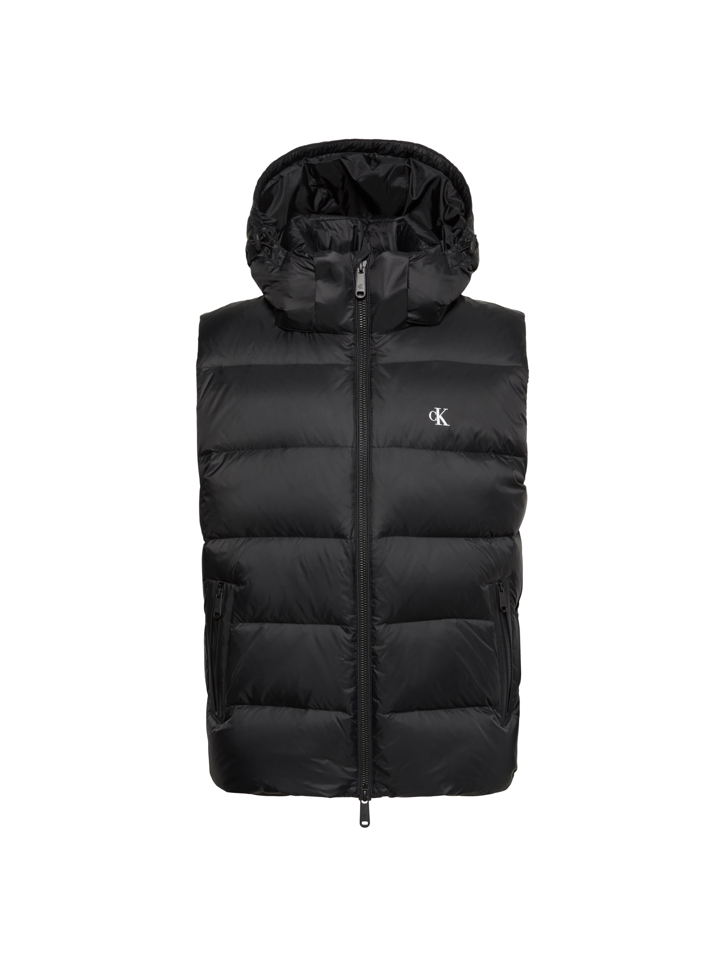 Calvin Klein Jeans Gilet matelassé »NYLON ZIP OFF HOOD« Regular fit mit abnehmbarer Kapuze