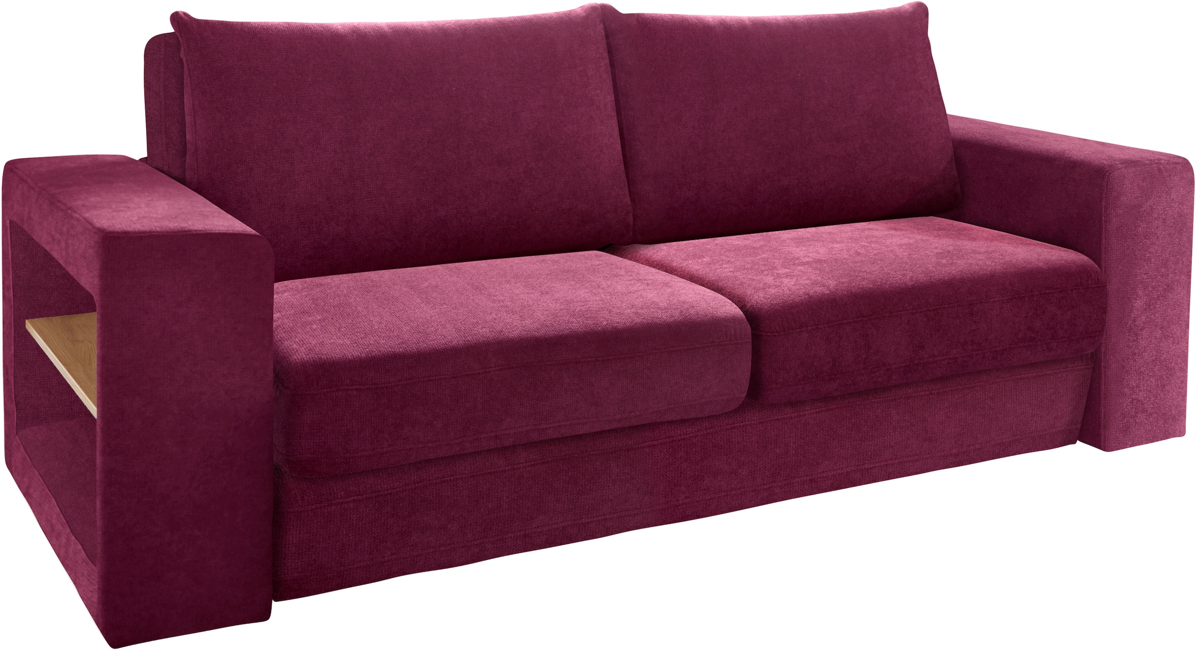 LOOKS by Wolfgang Joop 3,5-places »Looksvb« Verwandlungssofa: aus Sofa wird Sofa mit 2 Hockern, mit Regalfunktion