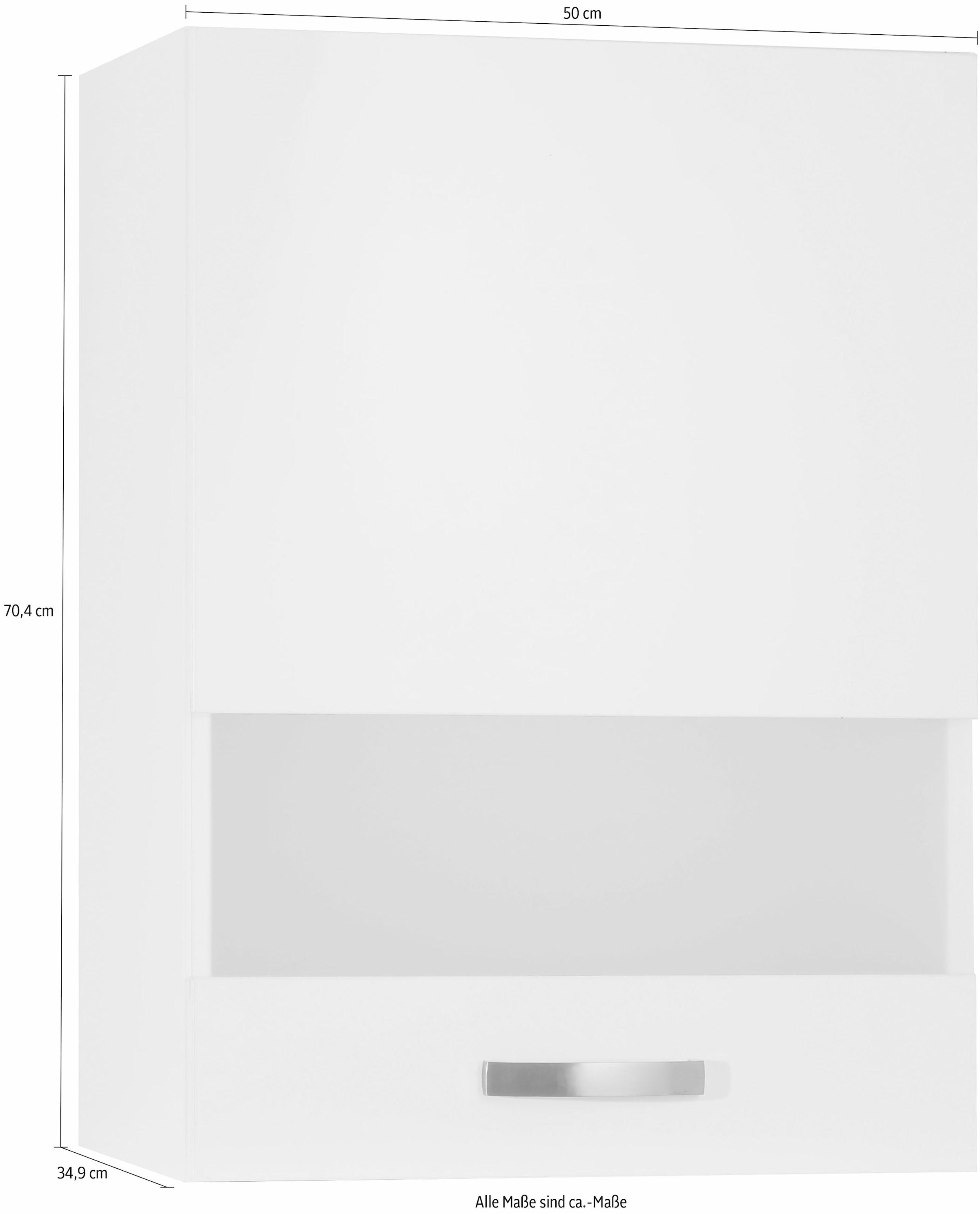 KOCHSTATION Armoire suspendue en verre »KS-Cara« Breite 50 cm