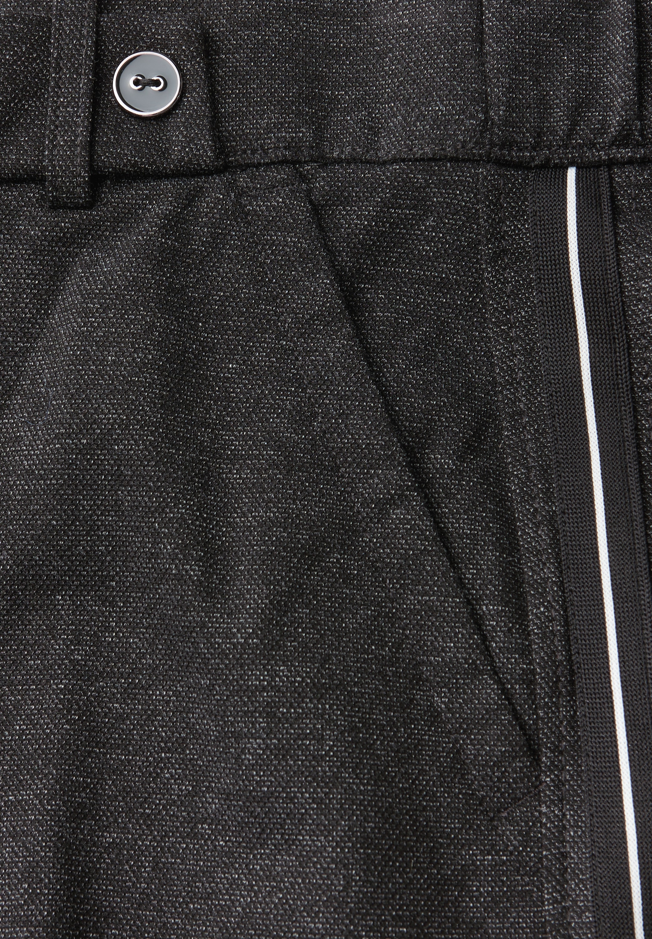 STREET ONE Stoffhose  Melange mit Gallonstreifen