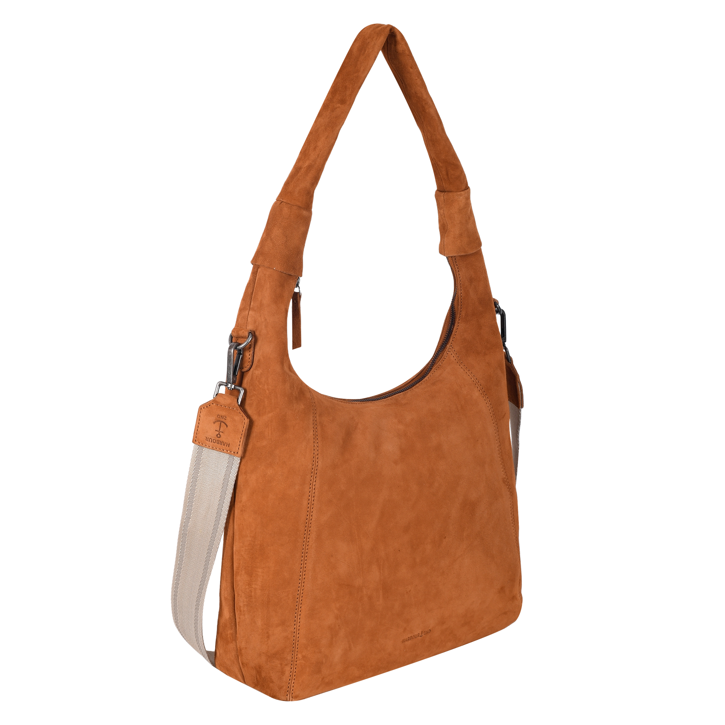 HARBOUR 2nd Hobo »Laurine« Damen Handtasche, Umhängetasche, Schultertasche mit Ziernähten