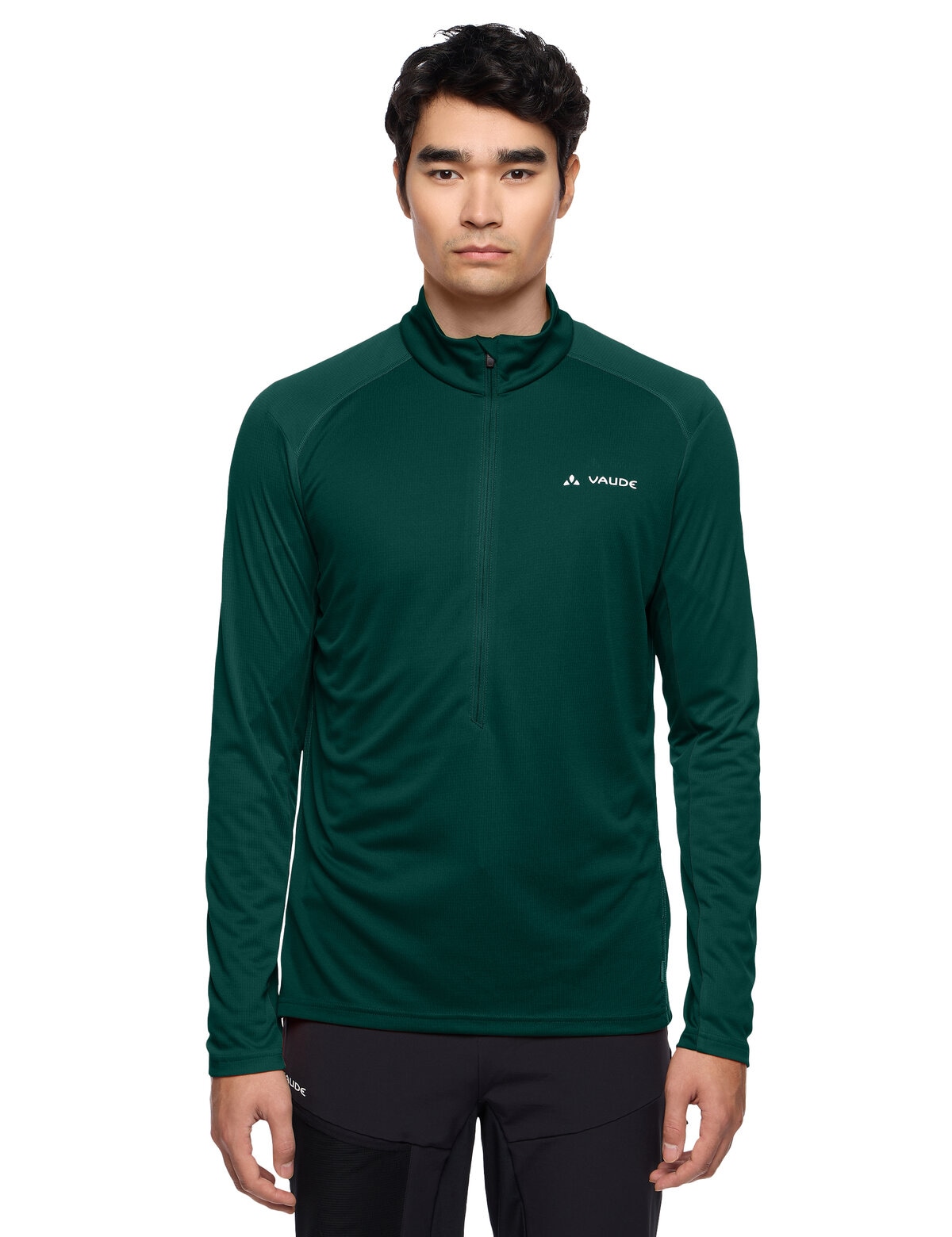 VAUDE Langarmshirt »MEN'S LARICE LIGHT SHIRT II« 1 Stk. mit Stehkragen, mit Reissverschluss, hoch geschlossener Ausschnitt