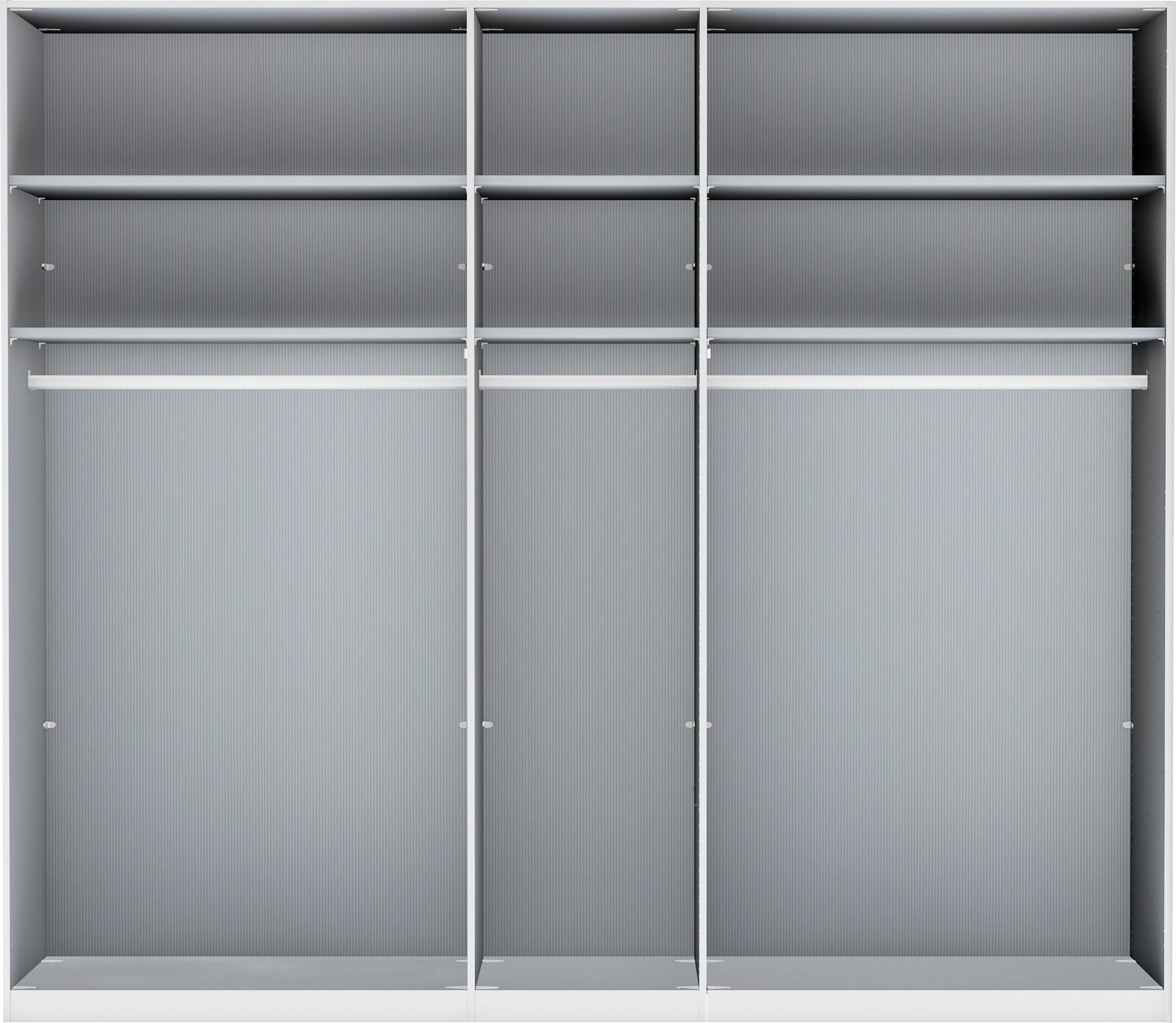 WIEMANN Armoires à vêtements »Monaco, Kleiderschrank, Schrank, Wäscheschrank, mit edler Glasfront« 2 Breiten, 2 Höhen 216/236 cm auswählbar, MADE IN GERMANY,  hochwertigen Beschläge inkl. Türdämpfung, variable Inneneinteilung