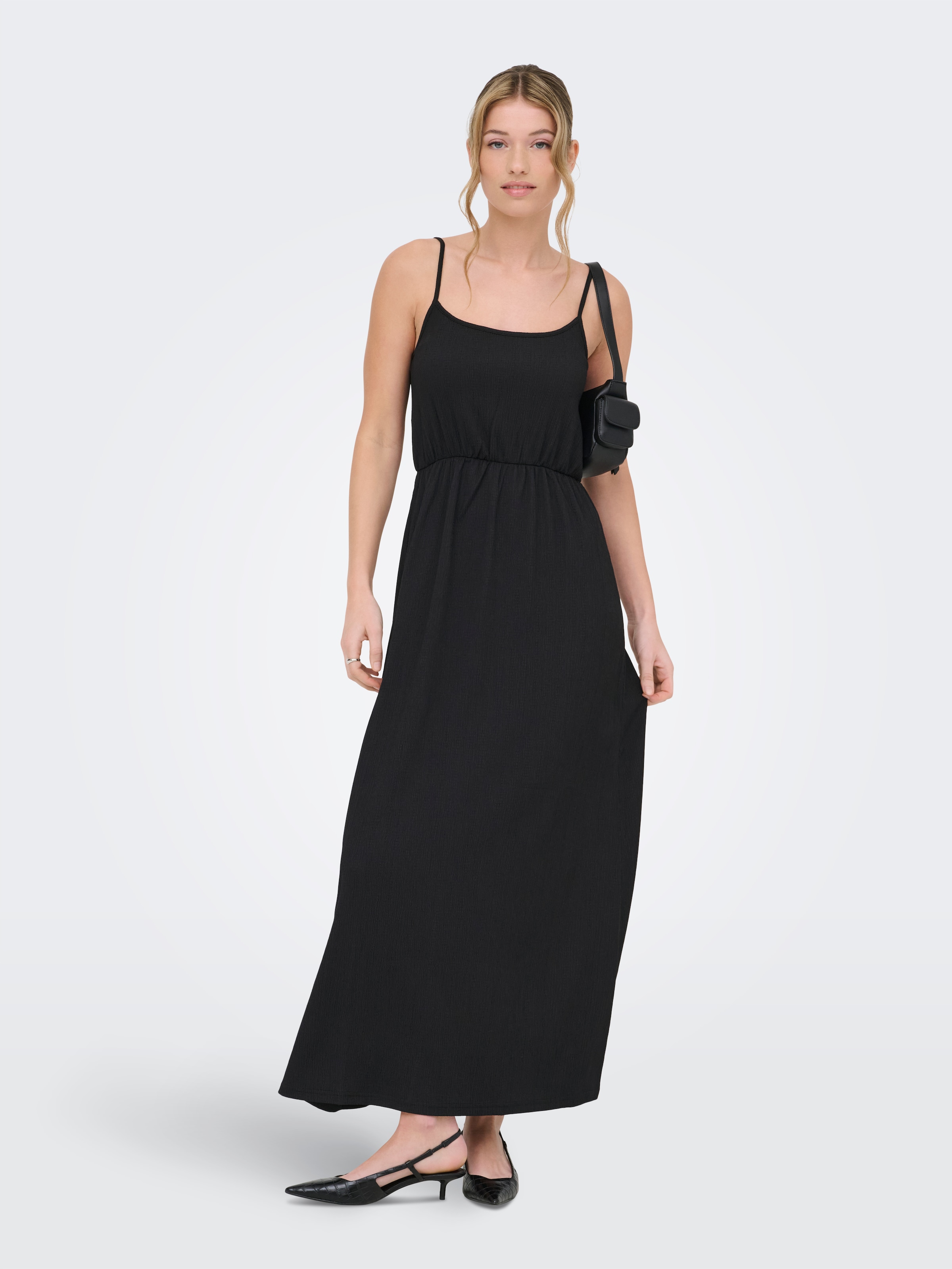 ONLY Maxi robe »ONLALTA S/L LONG STRAP DRESS PNT ZLO«