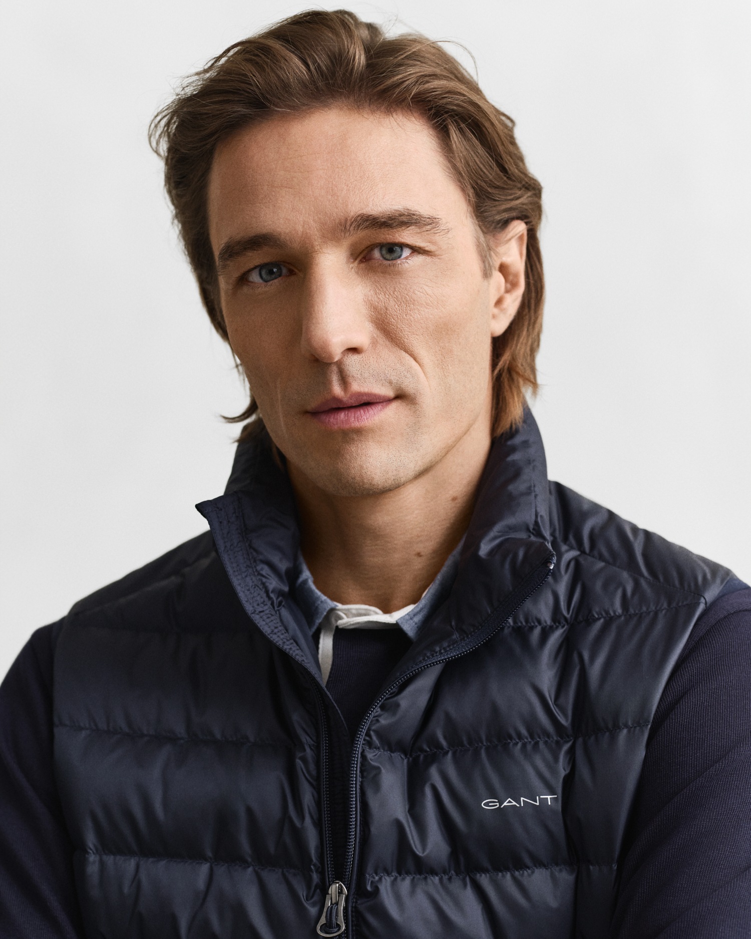 Gant Gilet matelassé »LIGHT DOWN VEST« Stehkragen, leicht, 2-Wege Reissverschluss