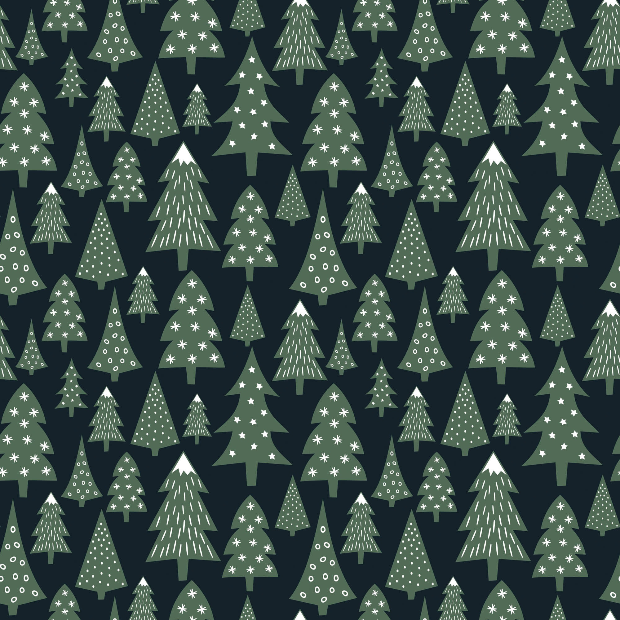 queence Dekokissen »Jannik« Kissenhülle,Tannenbäume,Weihnachten,Winter,Festlich,Schnee