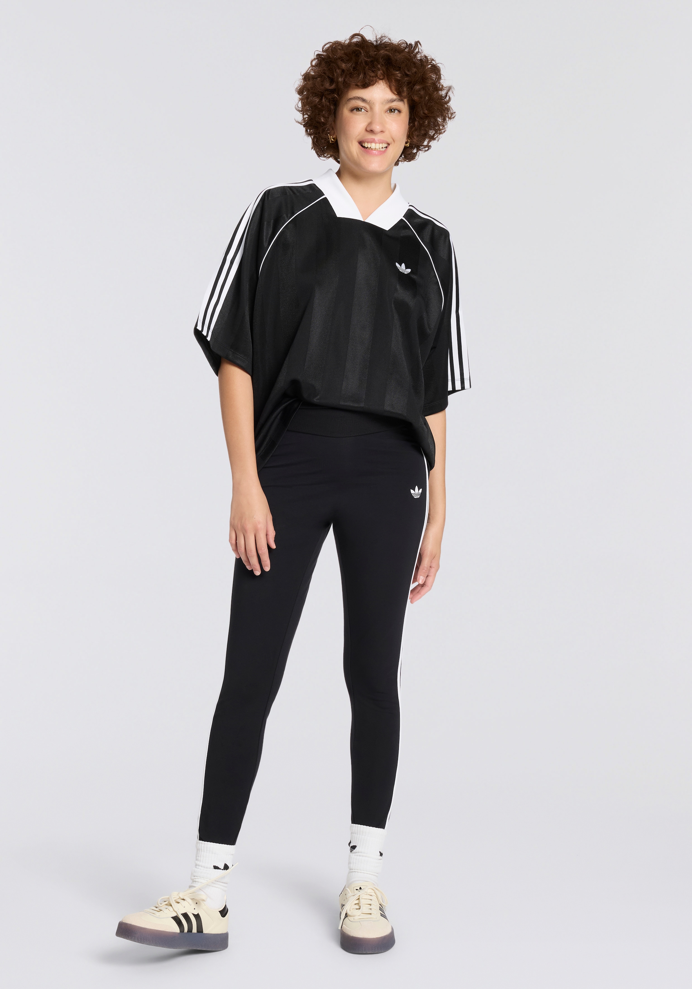 adidas Originals Leggings »3-STREIFEN«  sportlicher Stil, für vielseitige Aktivitäten, aus Single Jersey
