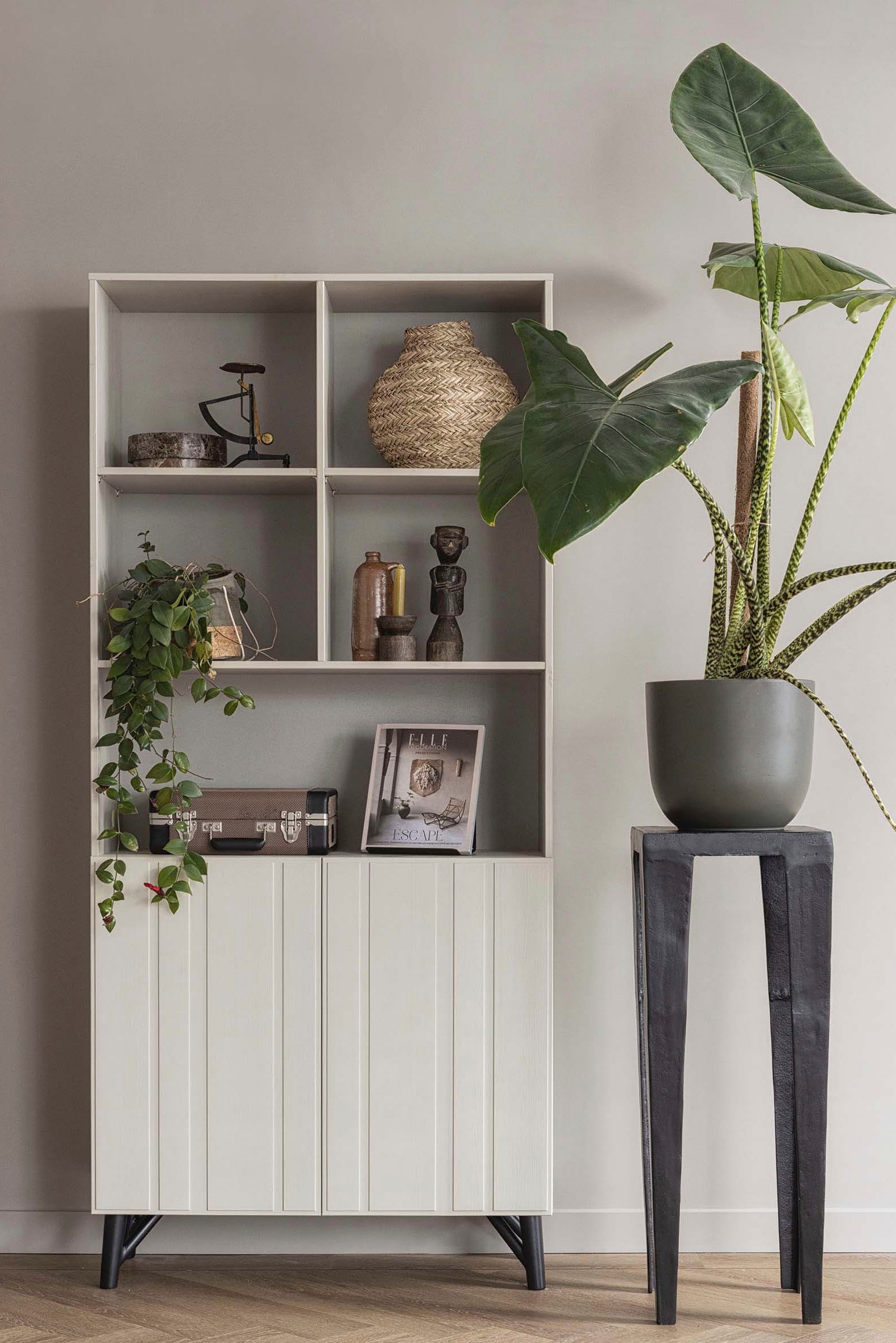 WOOOD Stauraumregal »Miller« mit 2 Türen, H 200 cm x B 90 cm