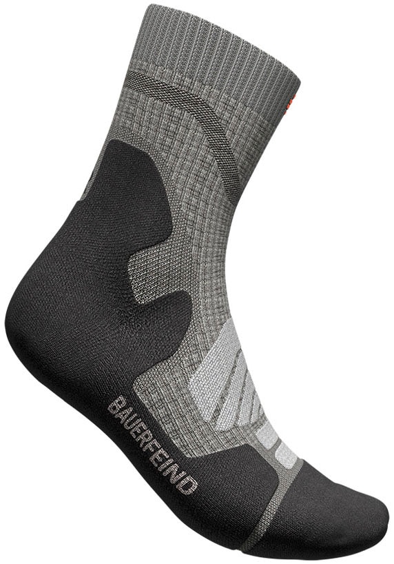 Bauerfeind Chaussettes de sport »Outdoor Merino Mid Cut Socks, Women« avec une forte teneur en laine mérinos, respirant, chaud