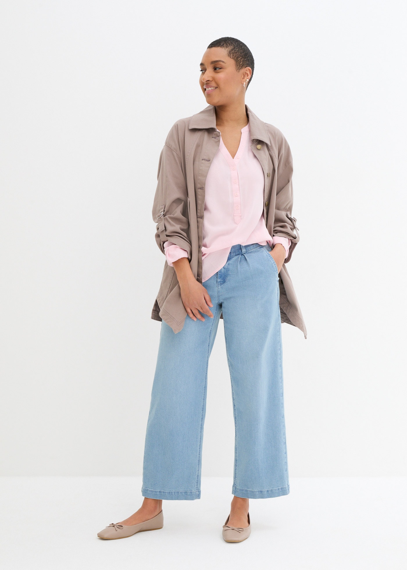 bonprix Tunique »Tunikabluse aus softer Viskose« Tunikabluse aus softer Viskose