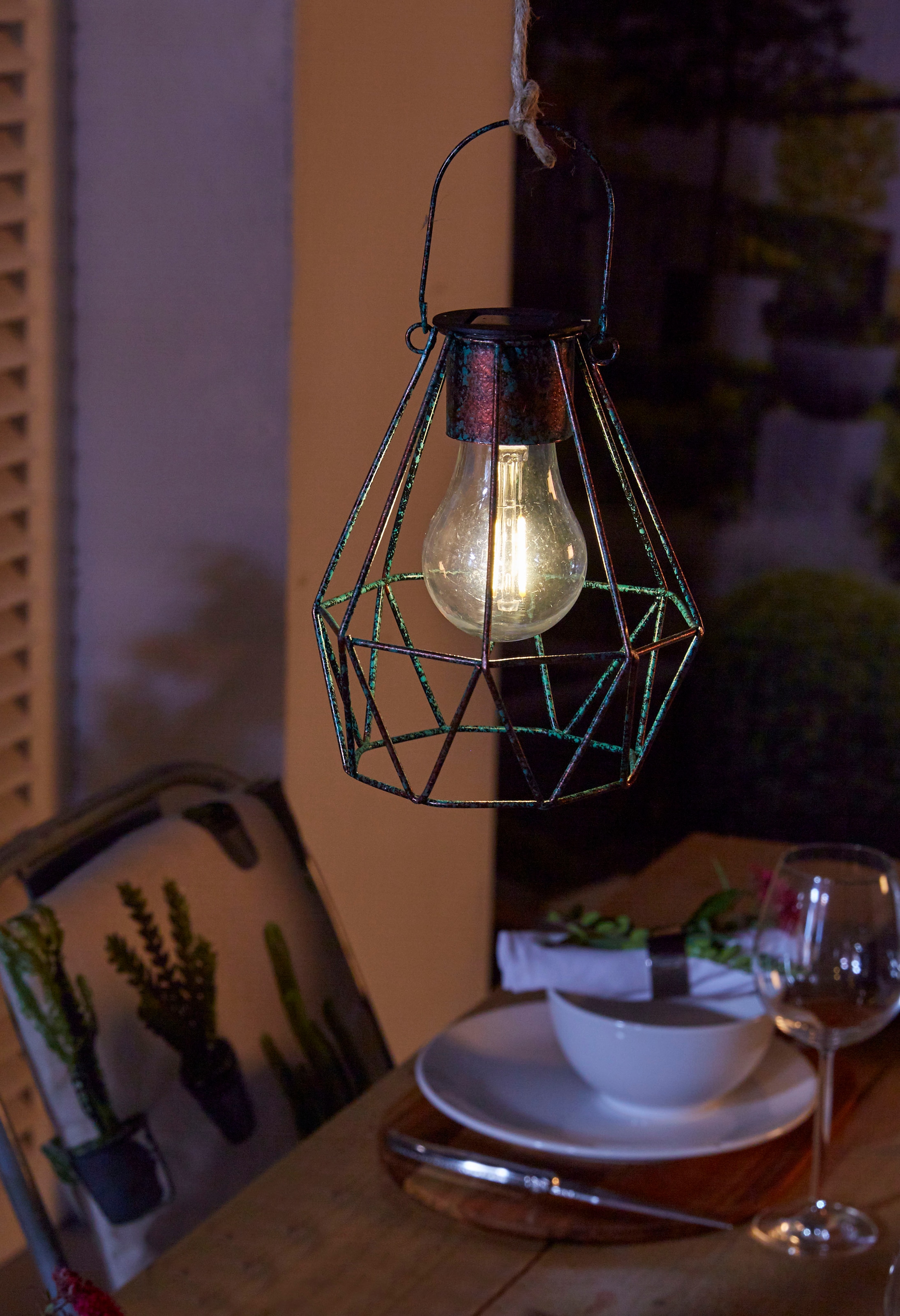 LUXFORM Hängeleuchte »Solar-Hängeleuchte - Düsseldorf - LED« LED-Modul 1 Stk. Dekorative Pendelleuchte
