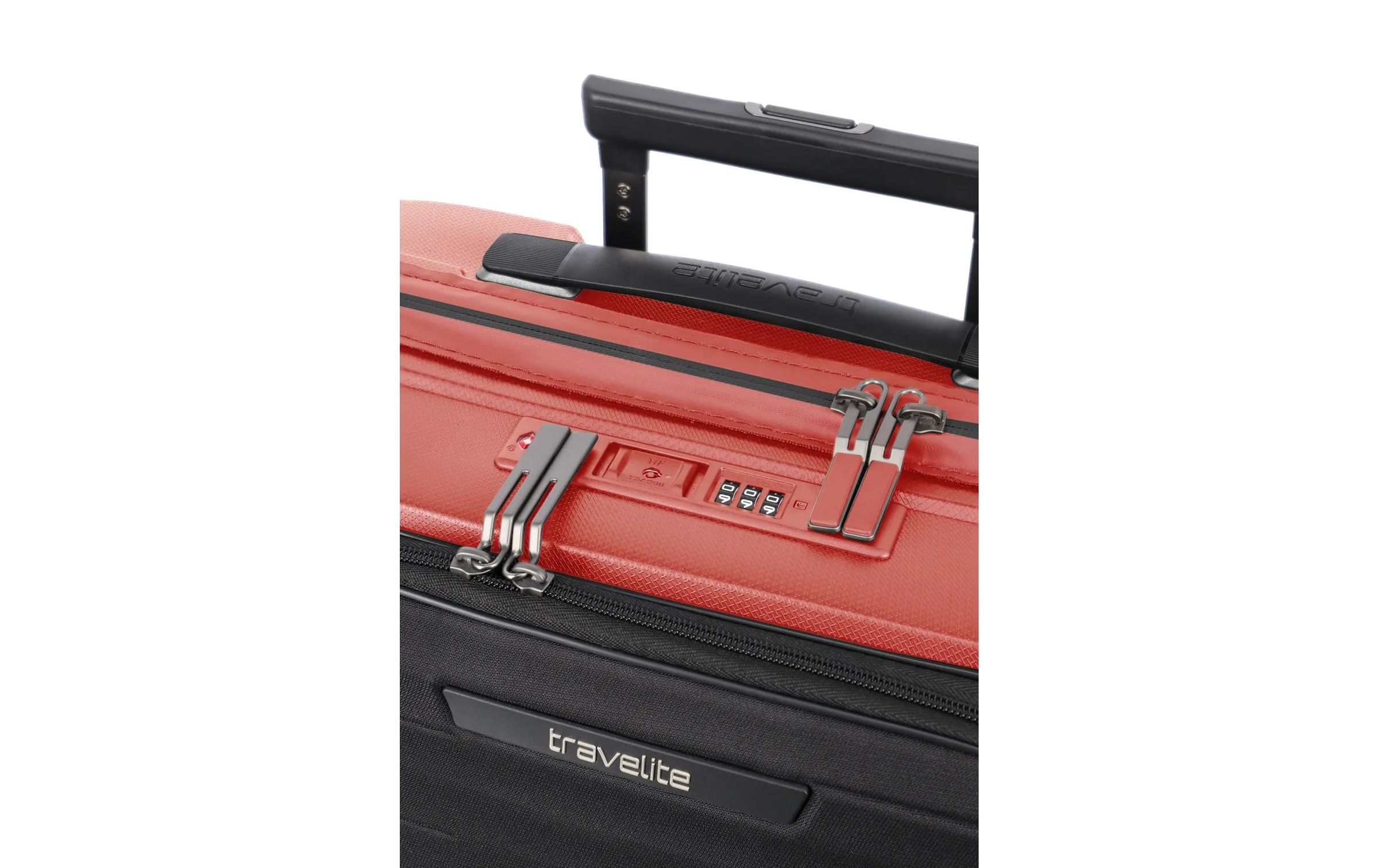 travelite Trolley »travelite Reisekoffer Mooby Trolley S+ Fronttasche 44 l « 44 l 4 Rollen